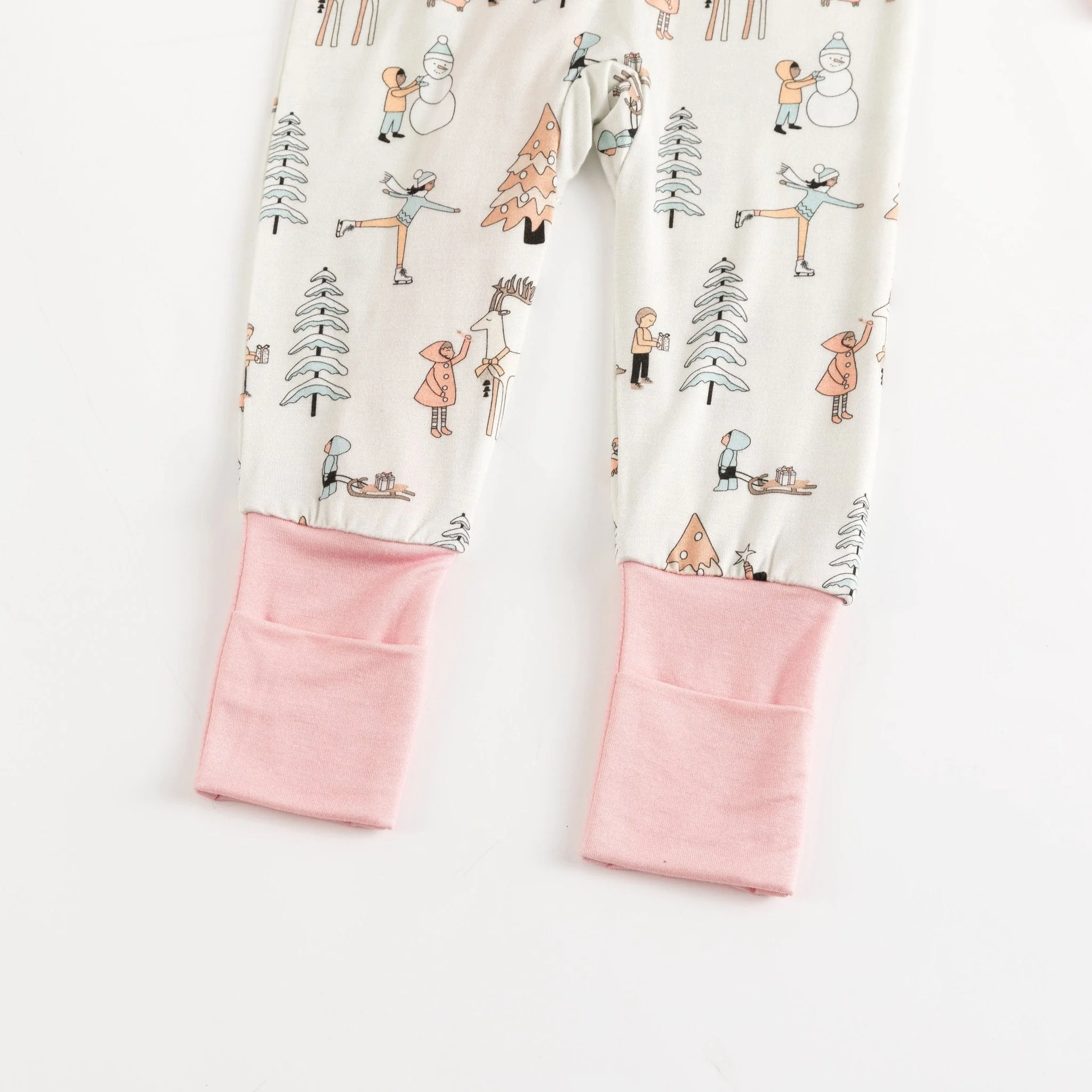 Snow Day Pink (Convertible Zip Footies) - Image 6
