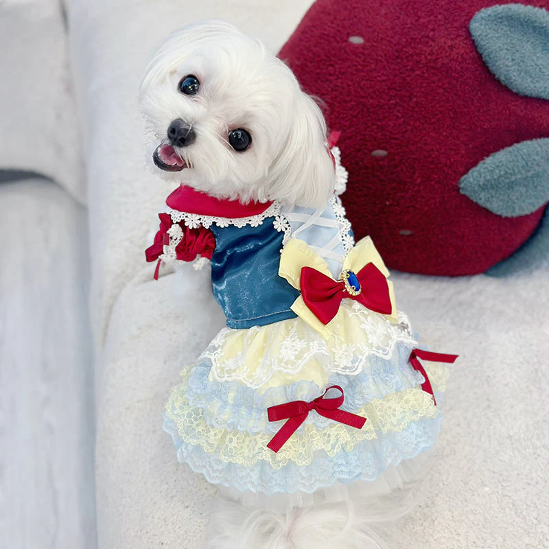 Snow Princess Pet Dress - Image 4