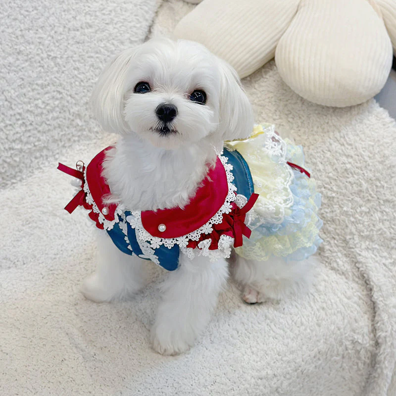 Snow Princess Pet Dress - Image 5
