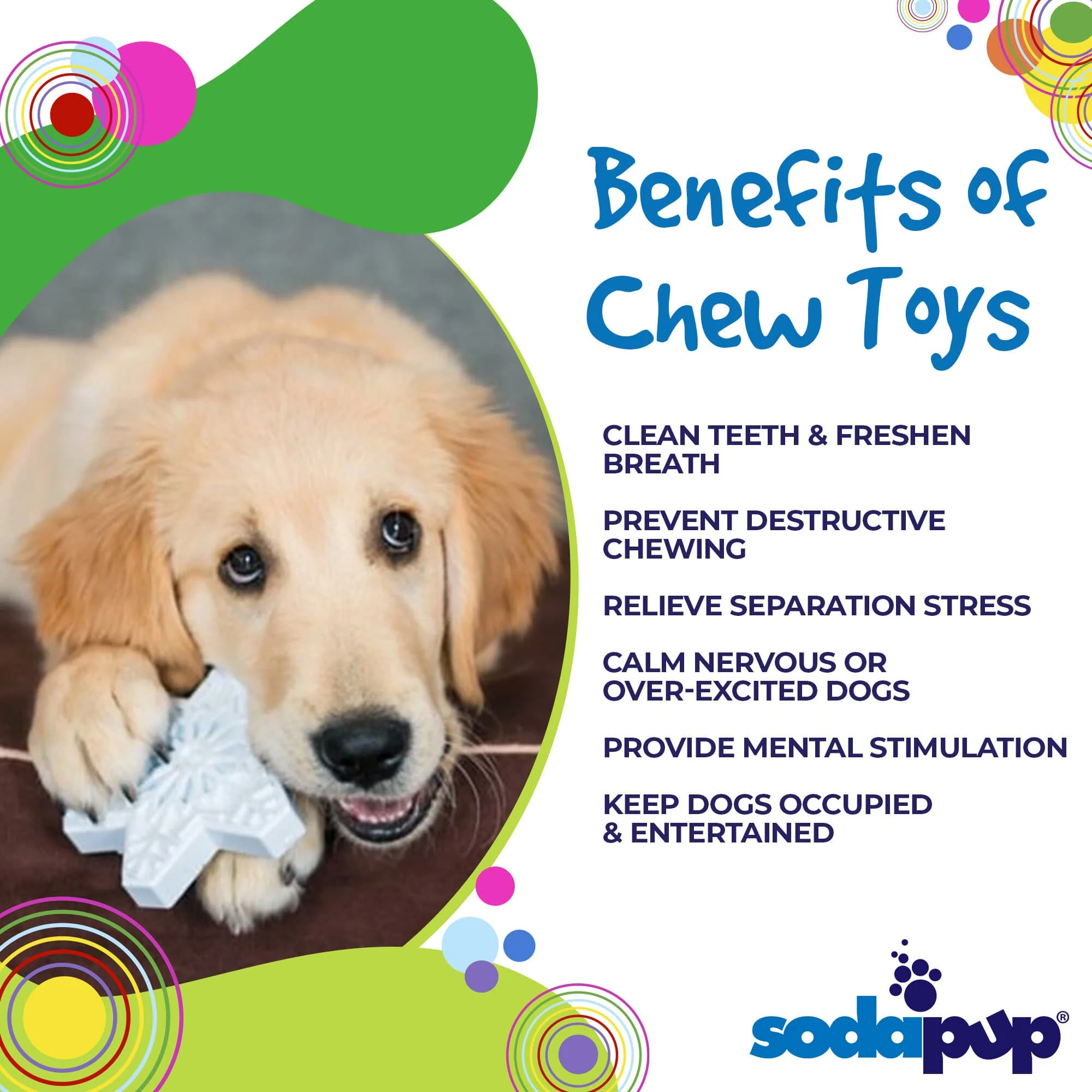 Snowflake Nylon Dog Chew Toy for Aggressive Chewers | USA Made & FDA Compliant - Image 3
