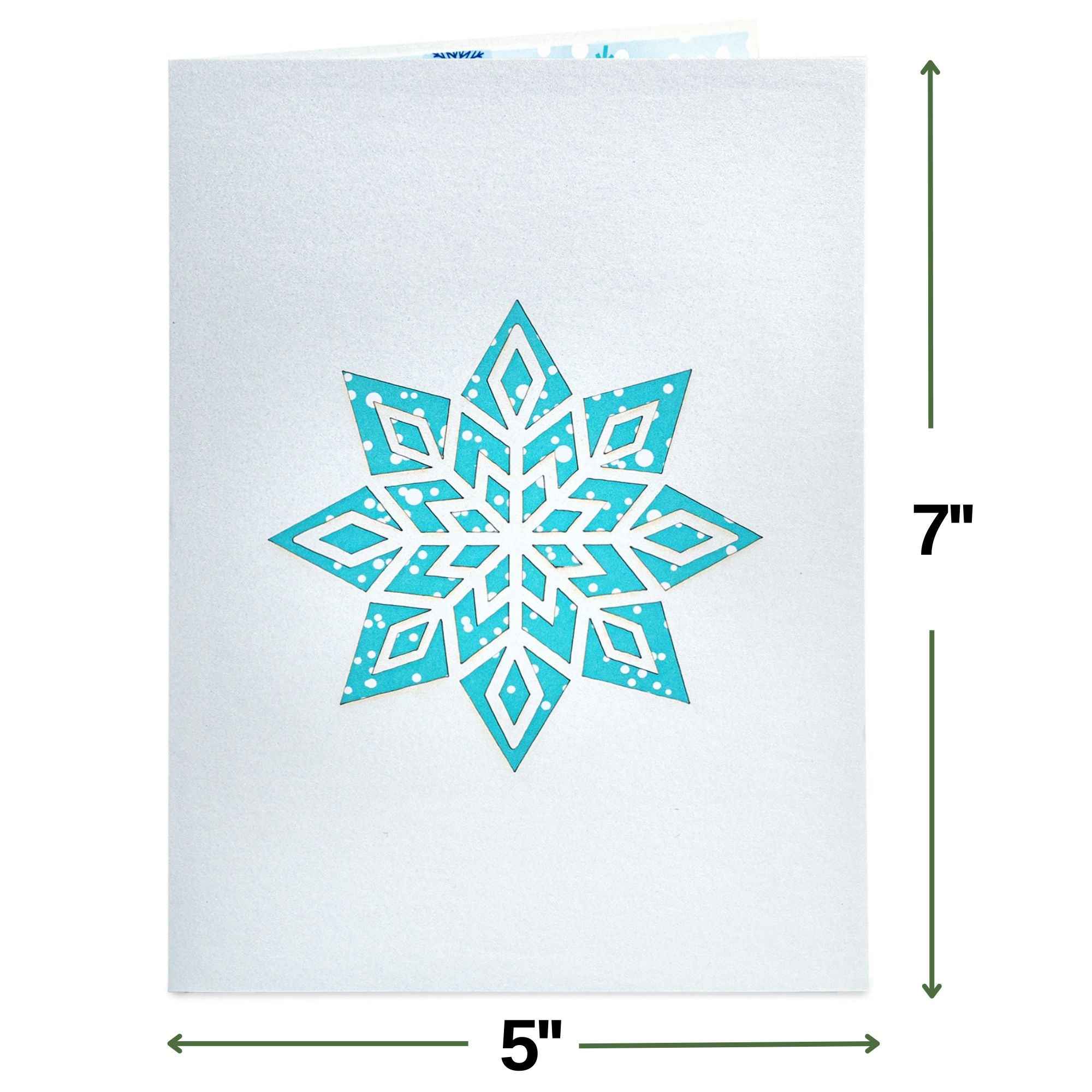 Snowflake Pop Up Card - Image 2