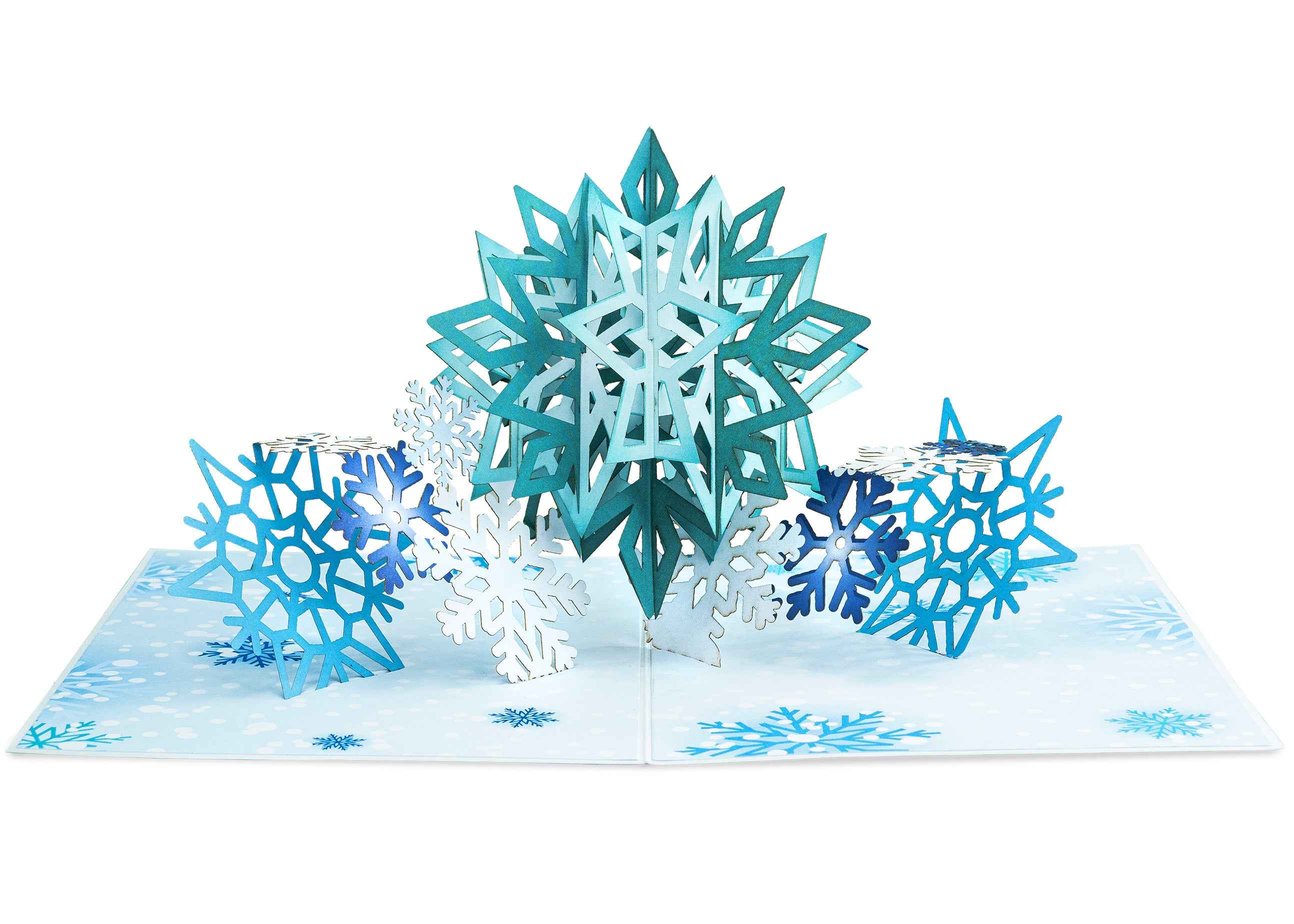 Snowflake Pop Up Card - Image 3