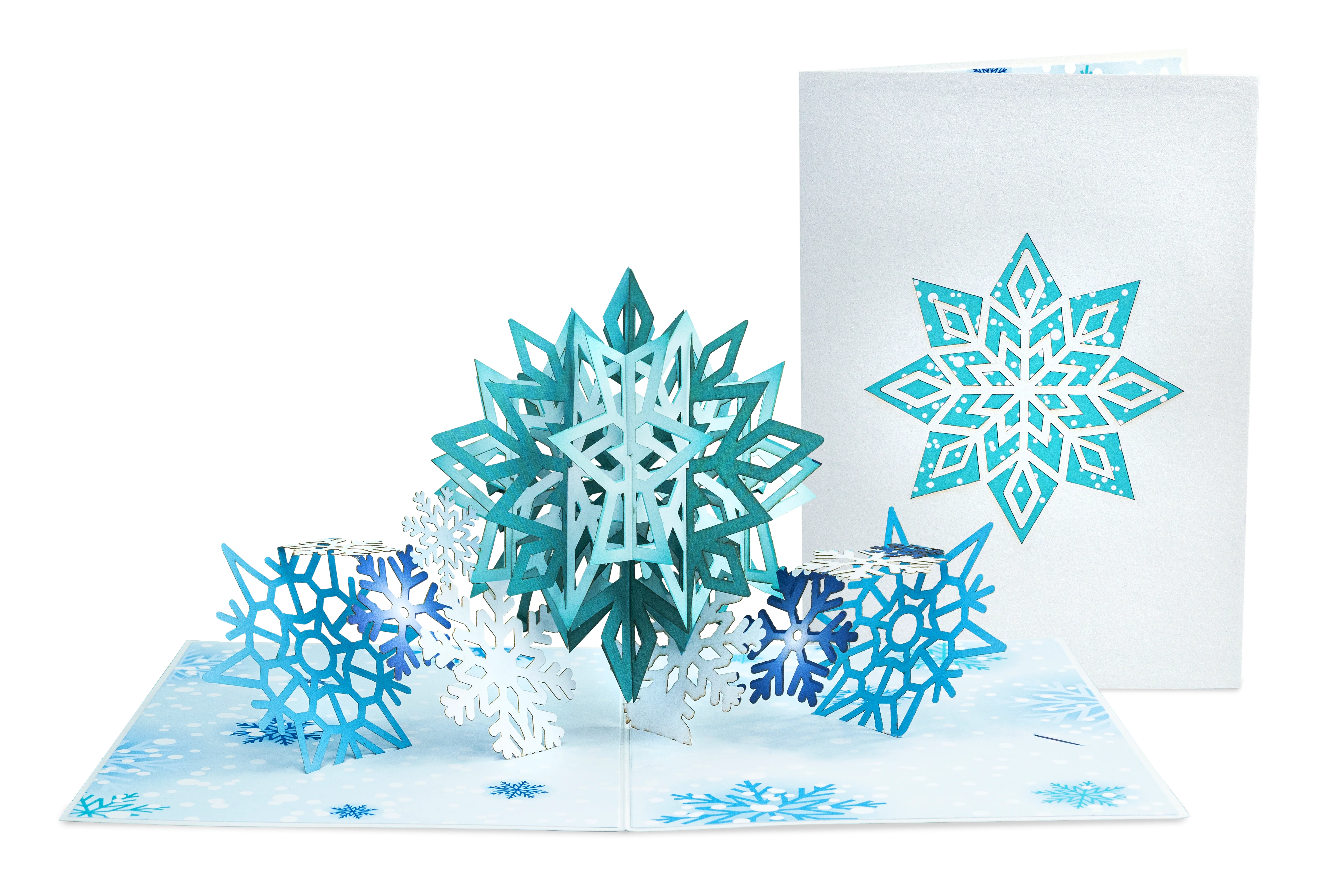 Snowflake Pop Up Card - Image 4