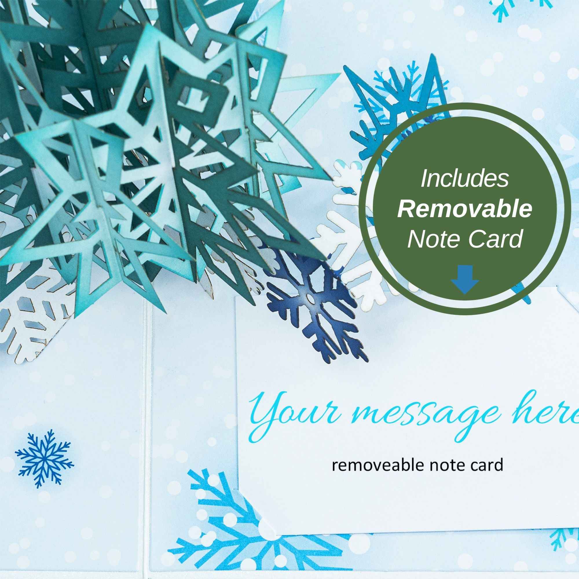 Snowflake Pop Up Card - Image 6