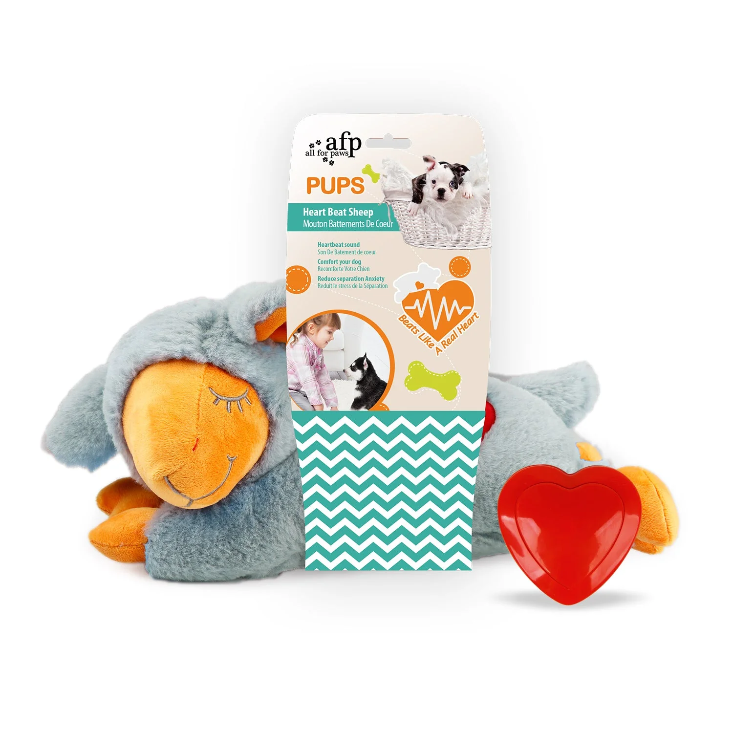Snuggle Sheep Pet Behavioral Aid Plush Toy - Image 10
