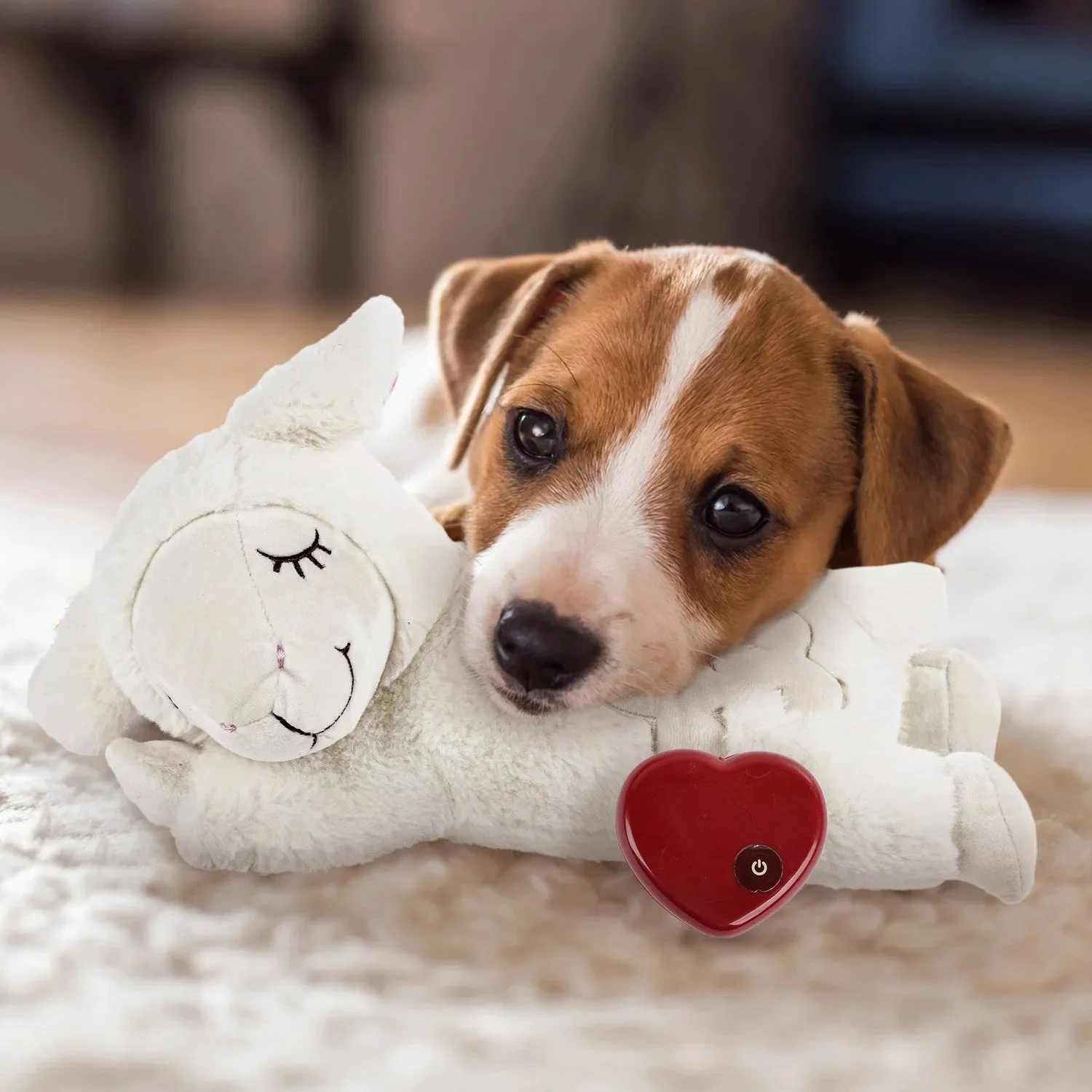 Snuggle Sheep Pet Behavioral Aid Plush Toy - Image 3
