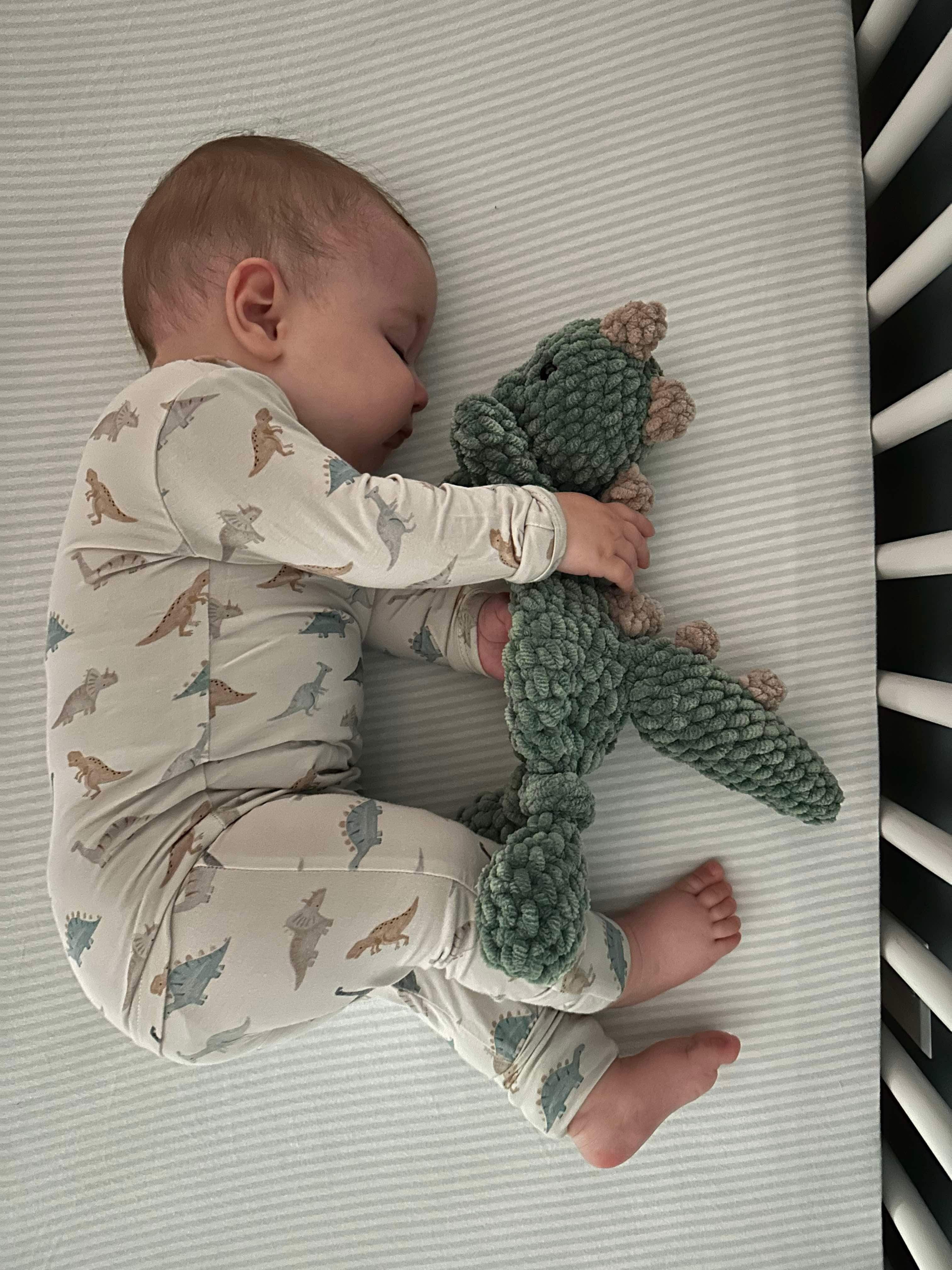Snugglesaurus 2pc Henley Bamboo Pajamas - Sizes Newborn & Up! - Image 7