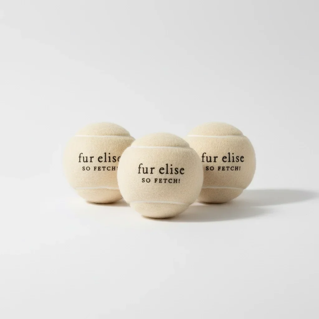So Fetch! Tennis Ball Pack of 3 - Latte - Image 2
