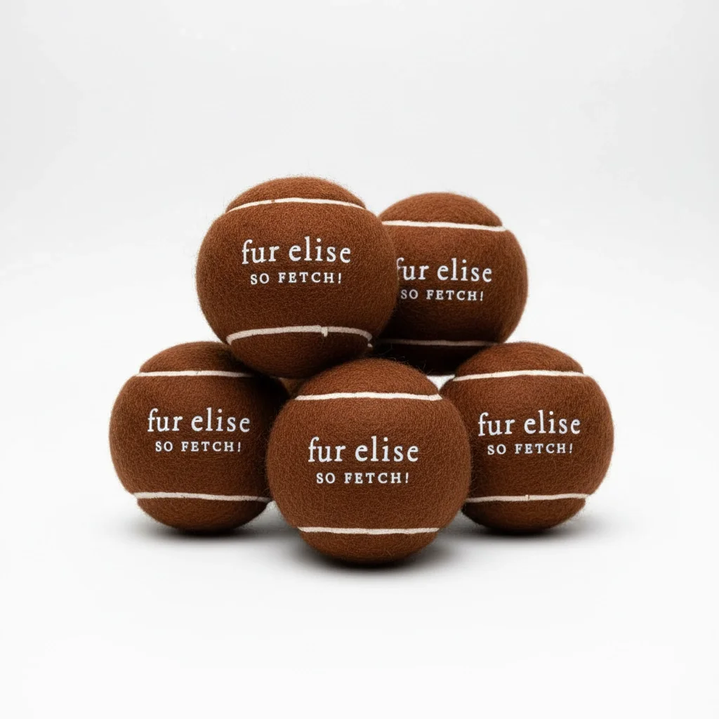 So Fetch! Tennis Ball Pack of 5 - Brune - Image 2