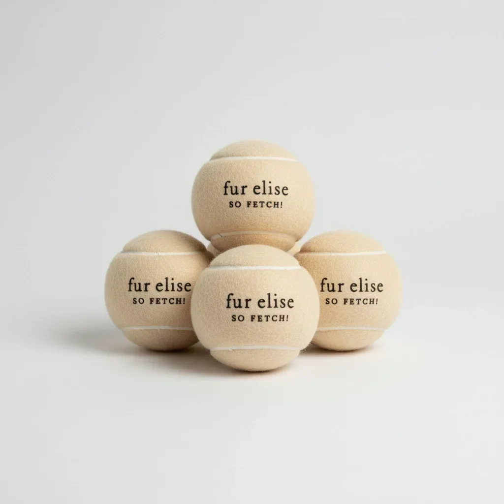 So Fetch! Tennis Ball Pack of 5 - Latte - Image 2