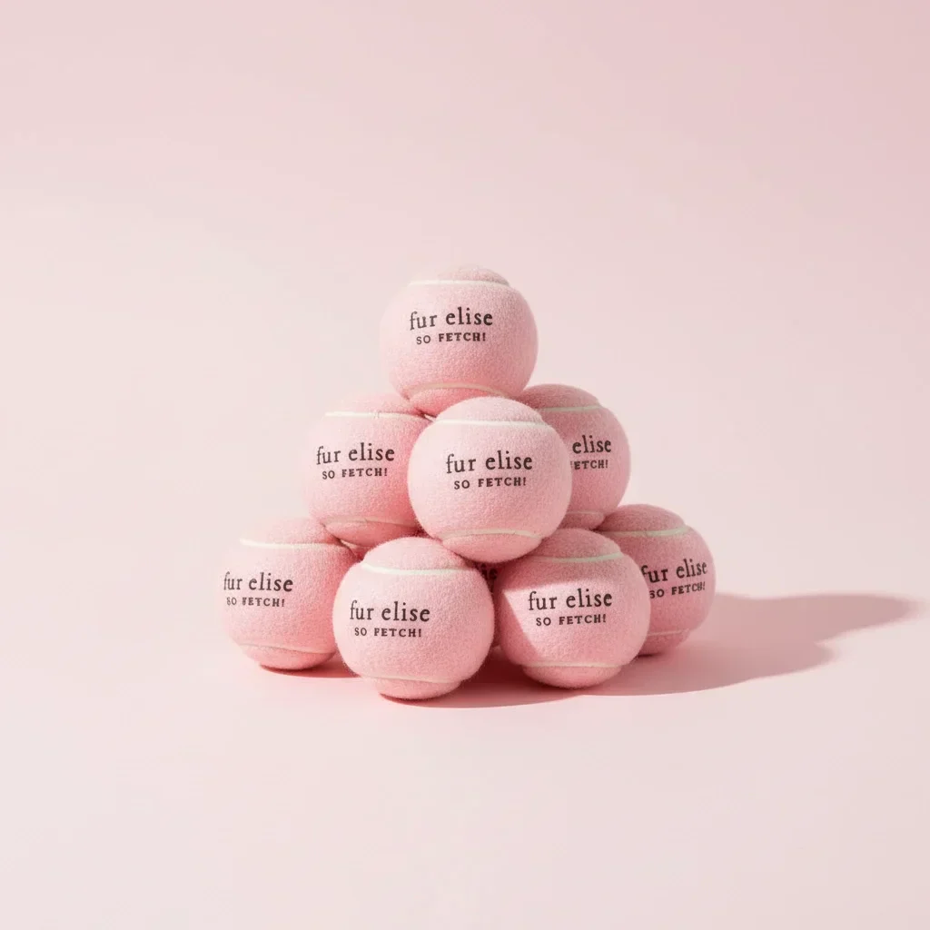 So Fetch! Tennis Ball Pack of 7 - Blush - Image 2