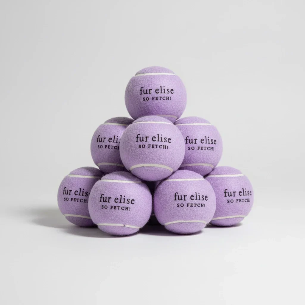 So Fetch! Tennis Ball Pack of 7 - Lilac - Image 2