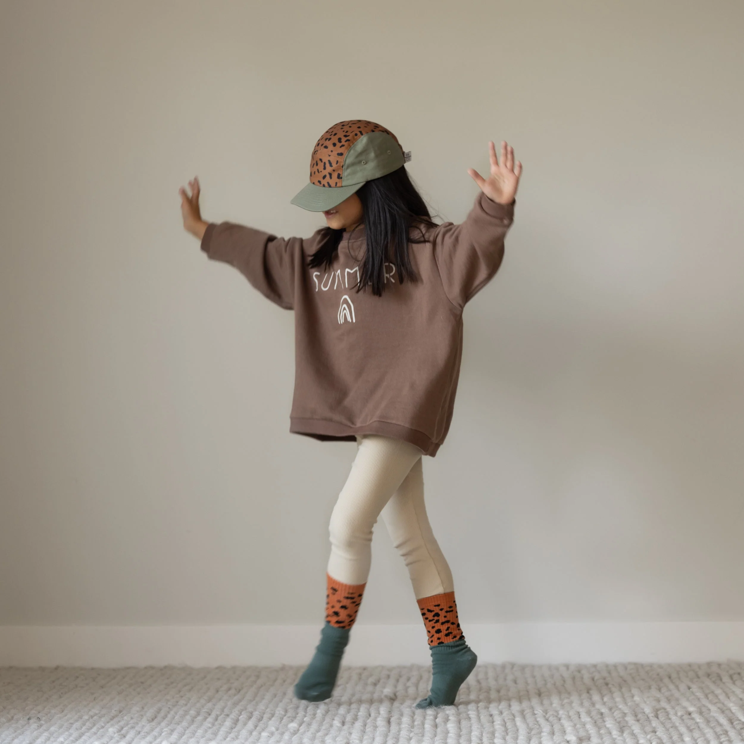 Socks - Cheetah/Bottle Green - Image 2