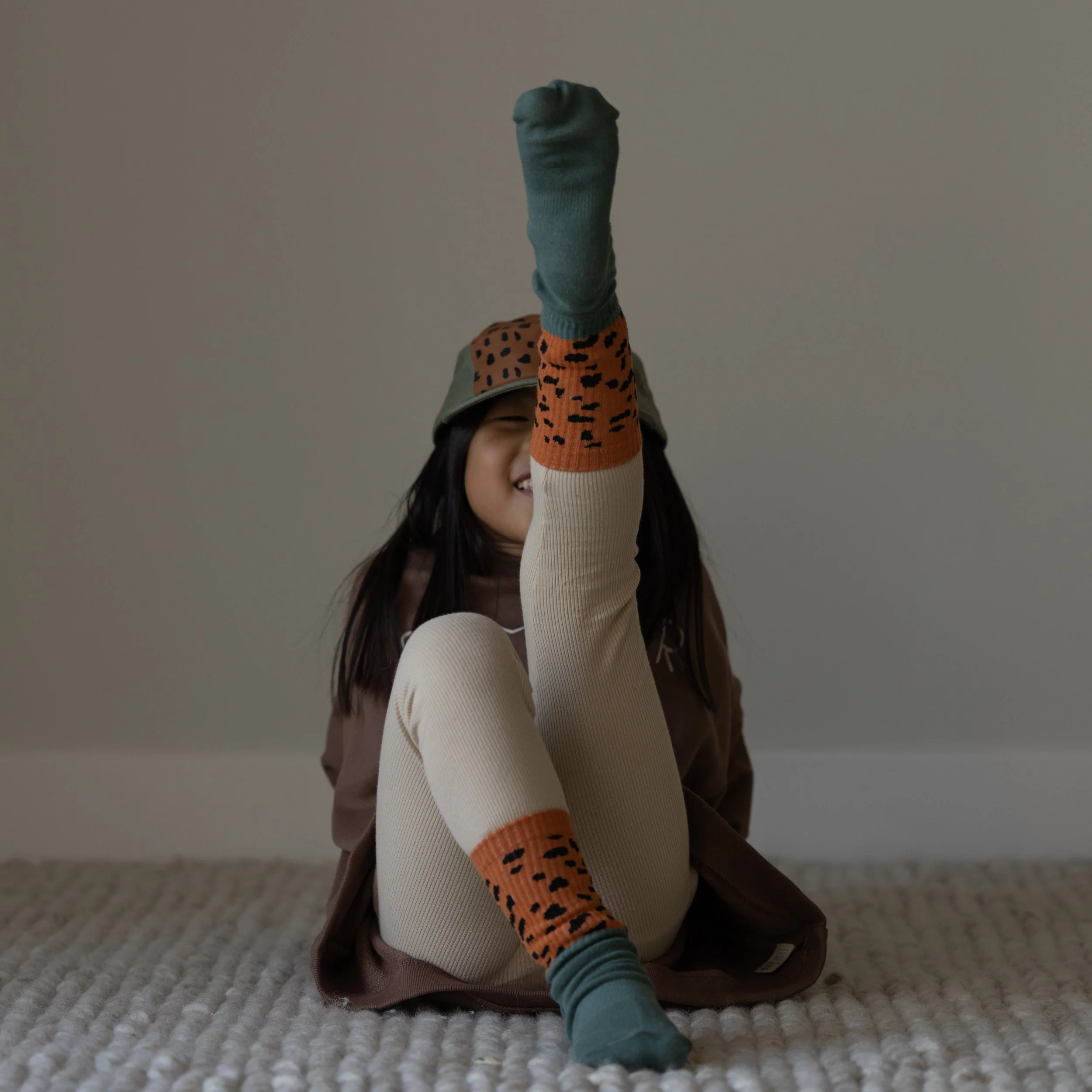 Socks - Cheetah/Bottle Green - Image 5