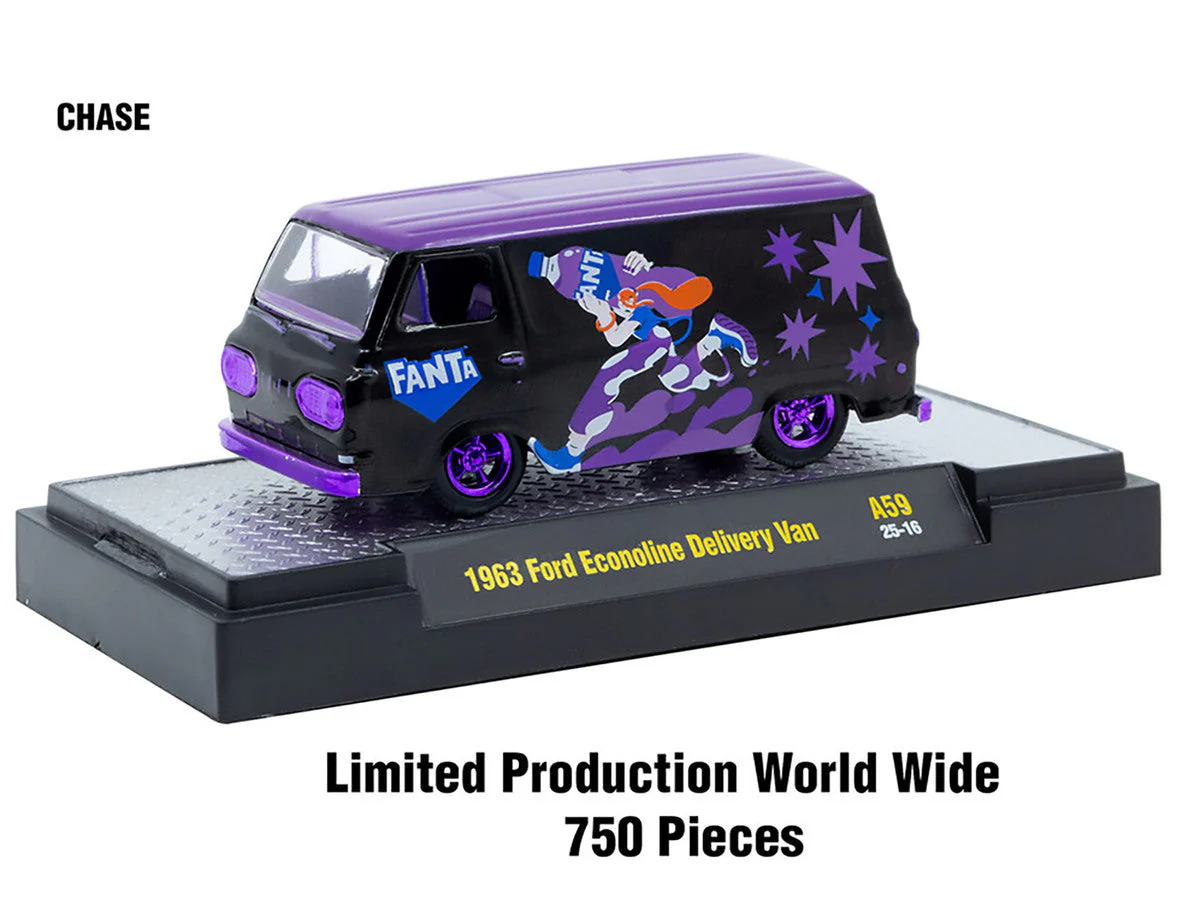 "Sodas" Set of 3 pieces Release 59 Limited Edition to 9600 pieces Worldwide 1/64 Diecast Model Cars by M2 Machines - Image 3