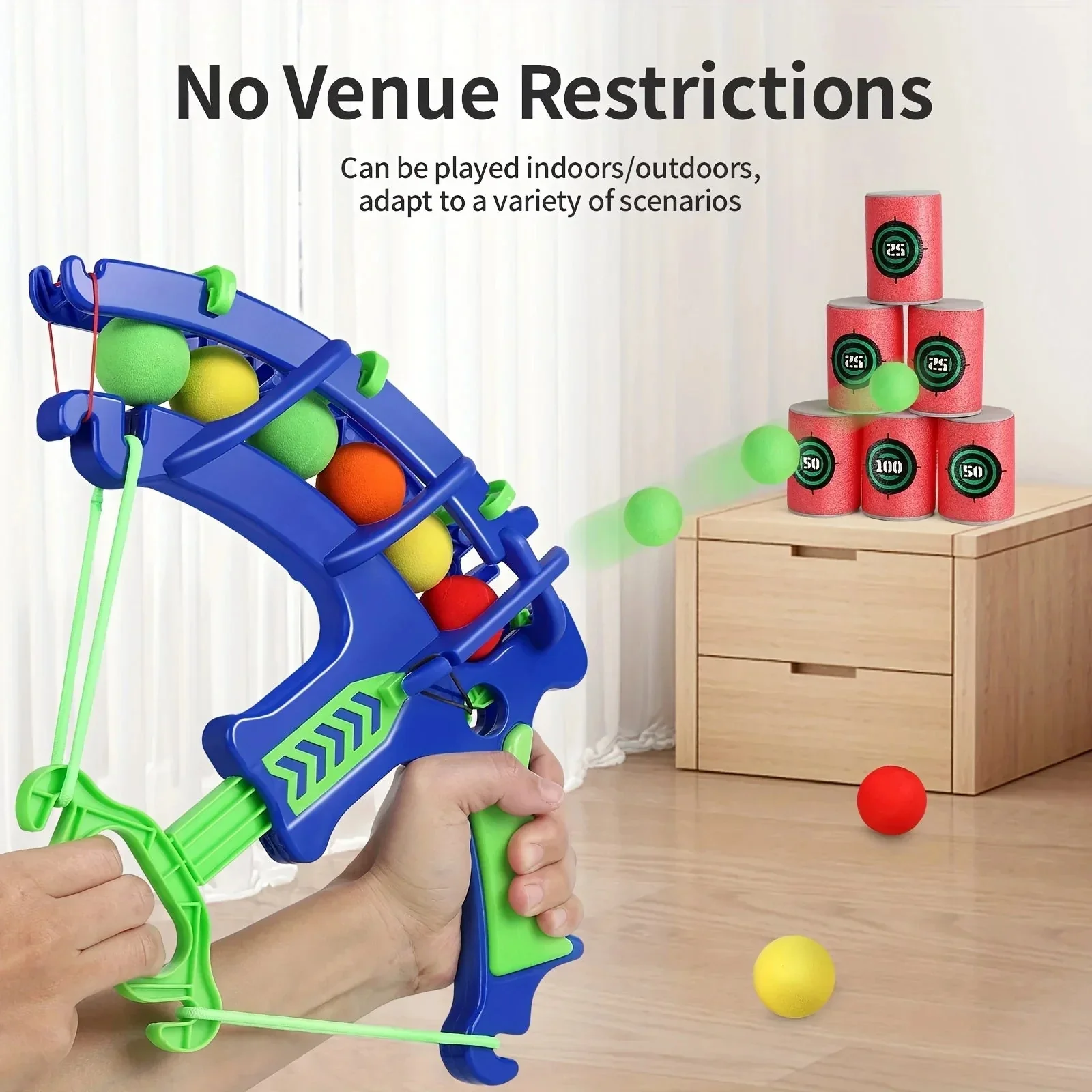Soft Bullet Target Practice Toy for Children, Educational Shooting Practice Toys with Soft Bullets - Image 2