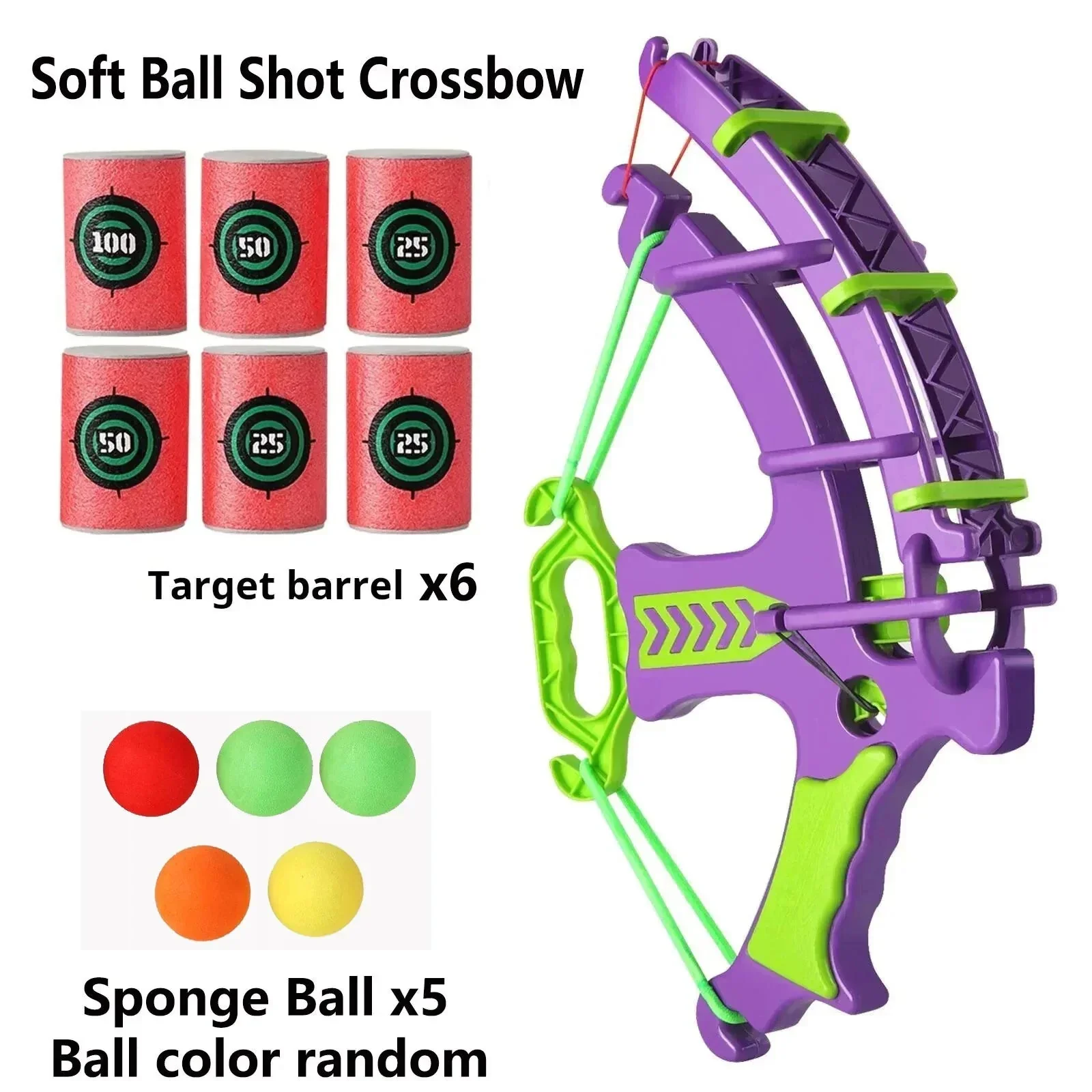 Soft Bullet Target Practice Toy for Children, Educational Shooting Practice Toys with Soft Bullets - Image 8