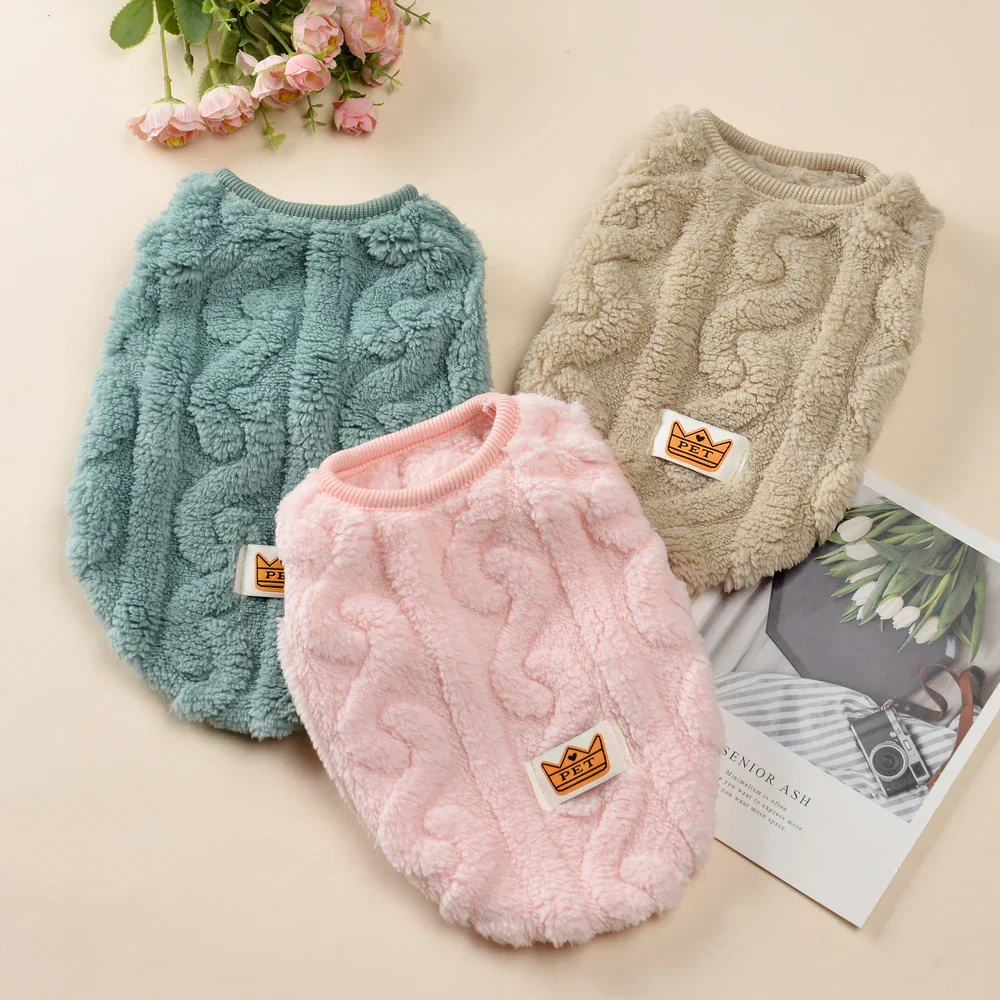 Soft Cozy Cat Sweater – Winter Fleece Vest for Sphynx & Small Dogs - Image 2