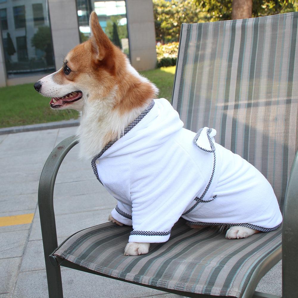 Soft Double-Sided Dog Bathrobe - Image 3