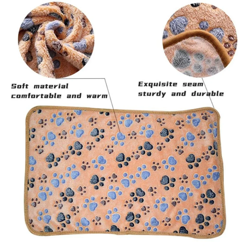 Soft Fluffy Pet Blanket – Cute Cartoon Pattern - Image 6