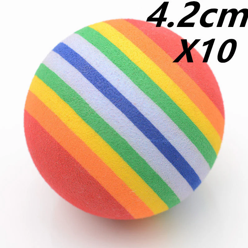Soft Rainbow Sponge Ball Toy - Image 13