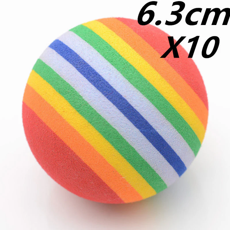 Soft Rainbow Sponge Ball Toy - Image 15