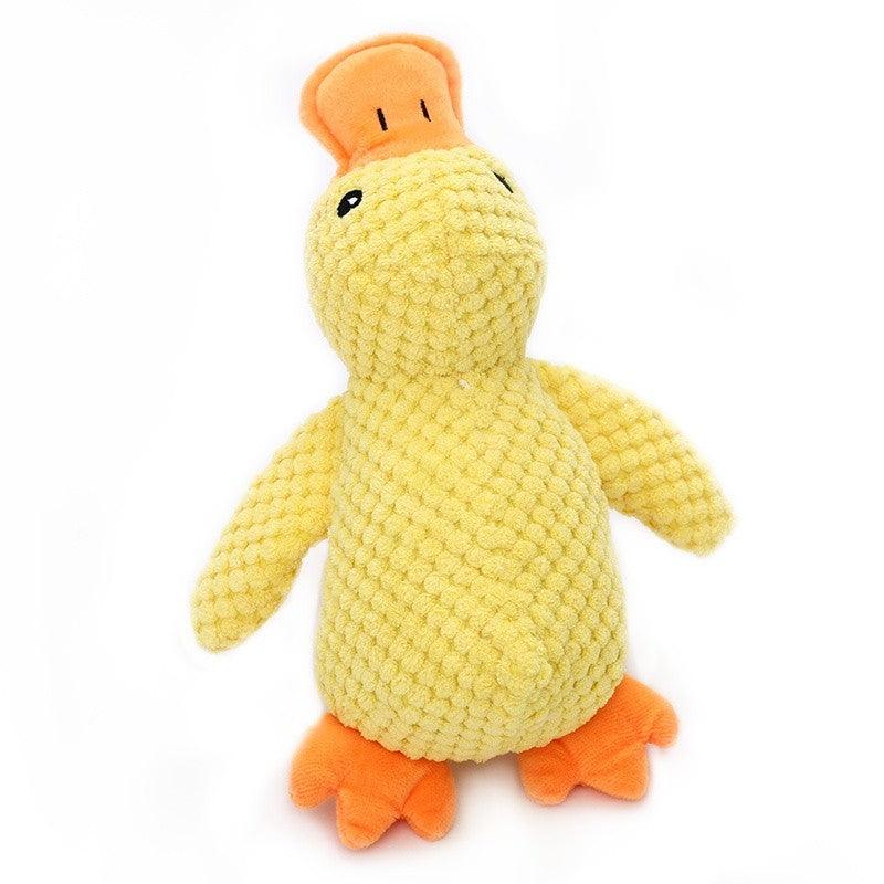 Soft Squeaker Duck Dog Chew Toy - Image 2