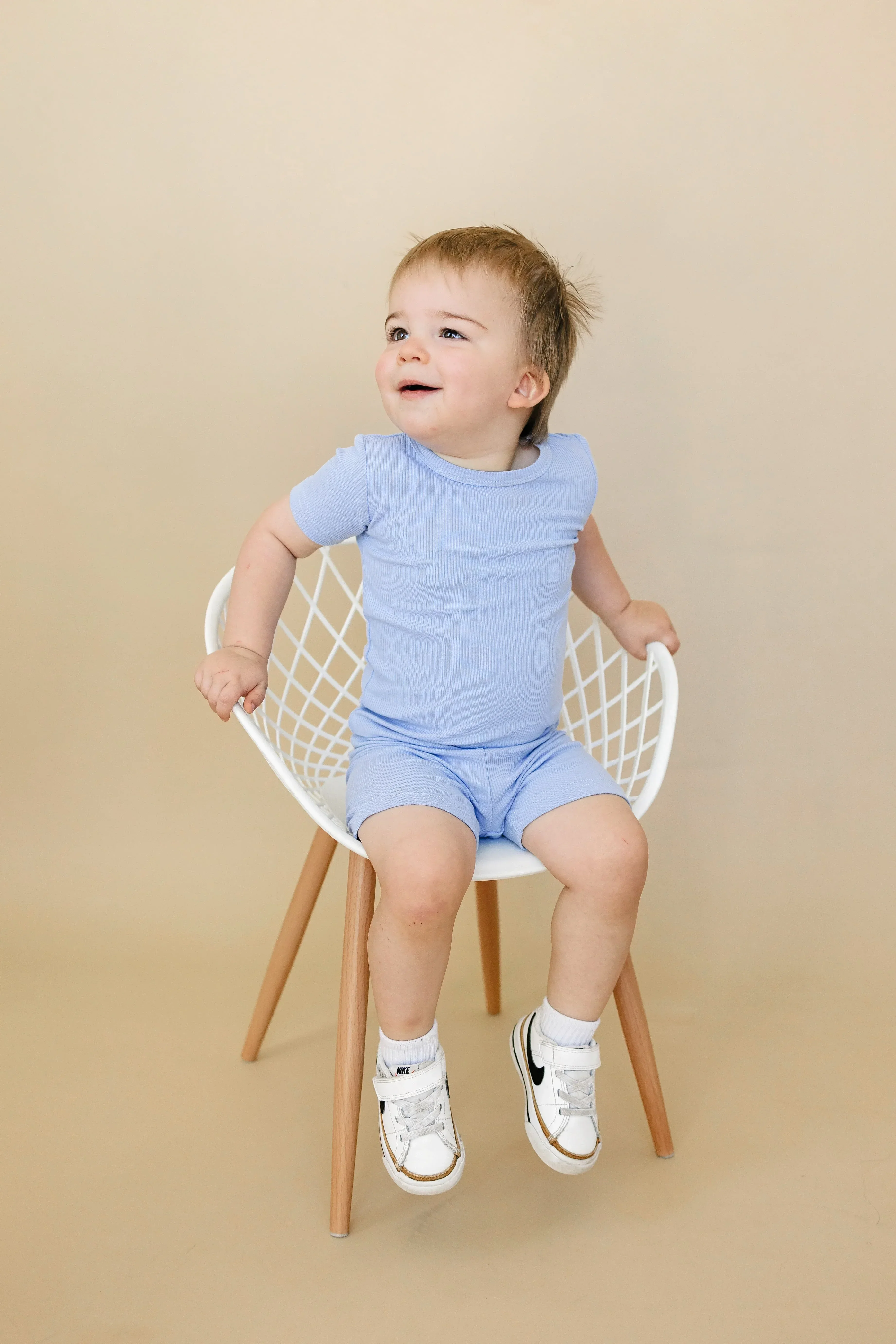 Solid Ribbed Bamboo 2pc Pajamas - more colors - Image 12