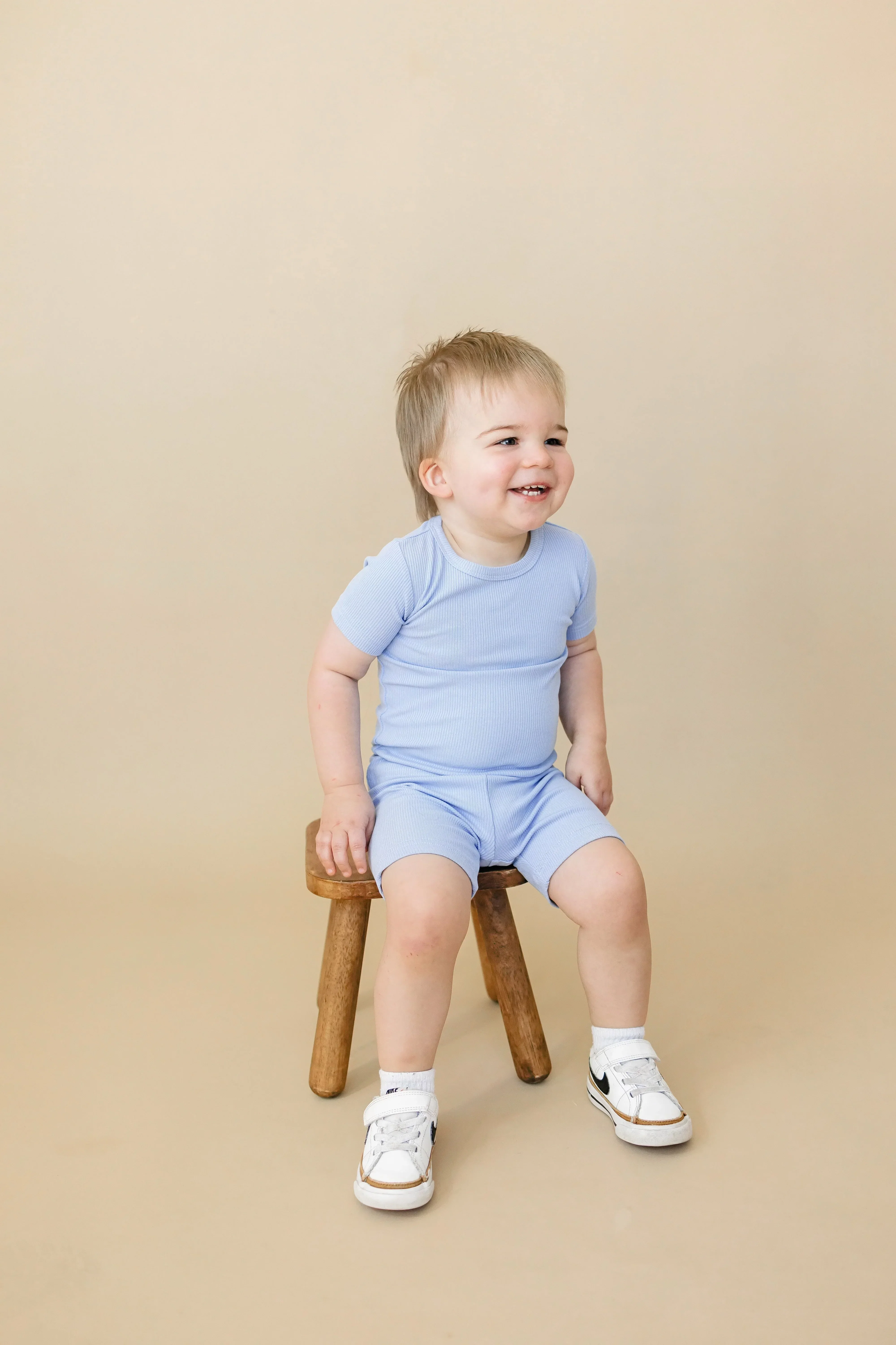 Solid Ribbed Bamboo 2pc Pajamas - more colors - Image 9