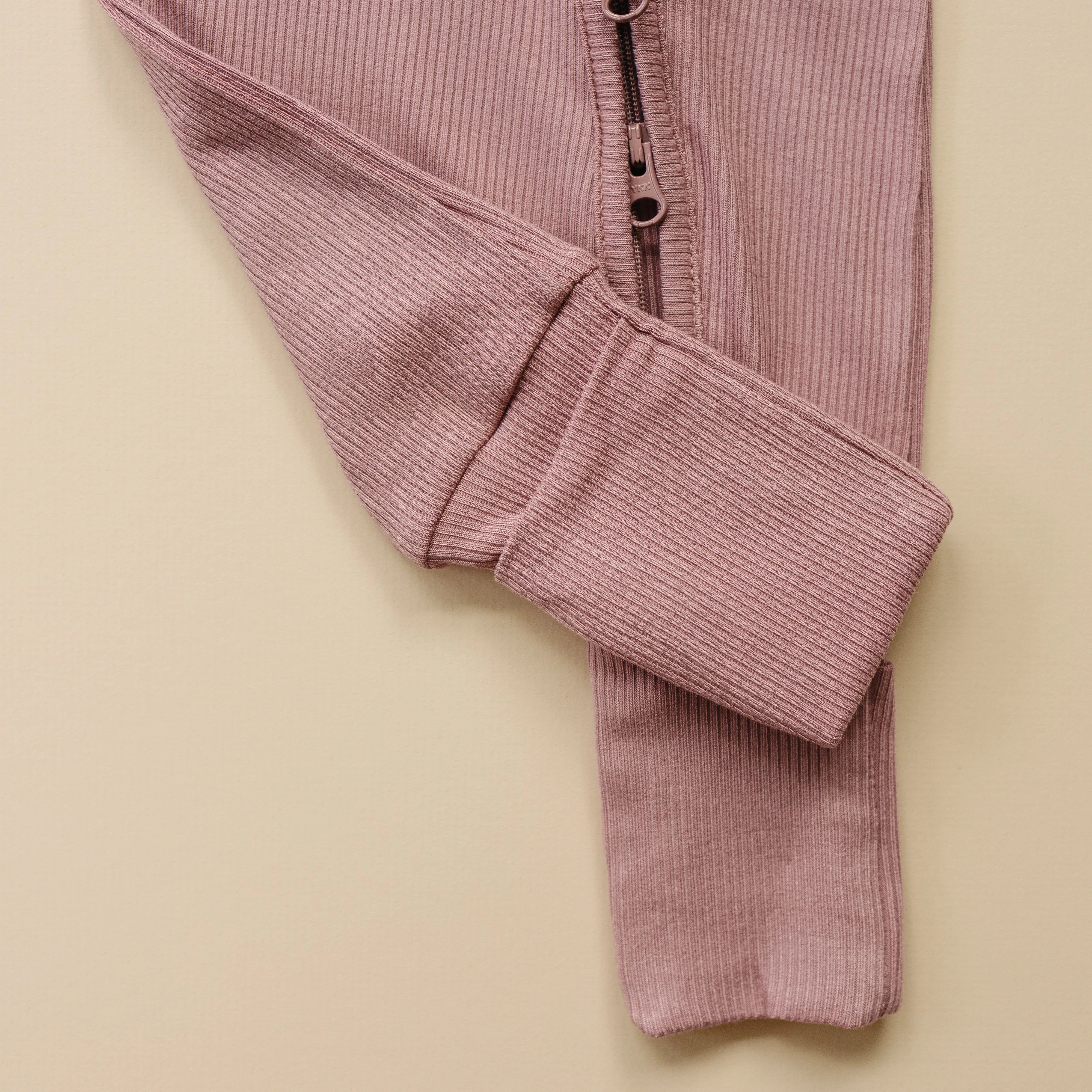 Solid Ribbed Bamboo Zippy Romper - more colors - Image 15