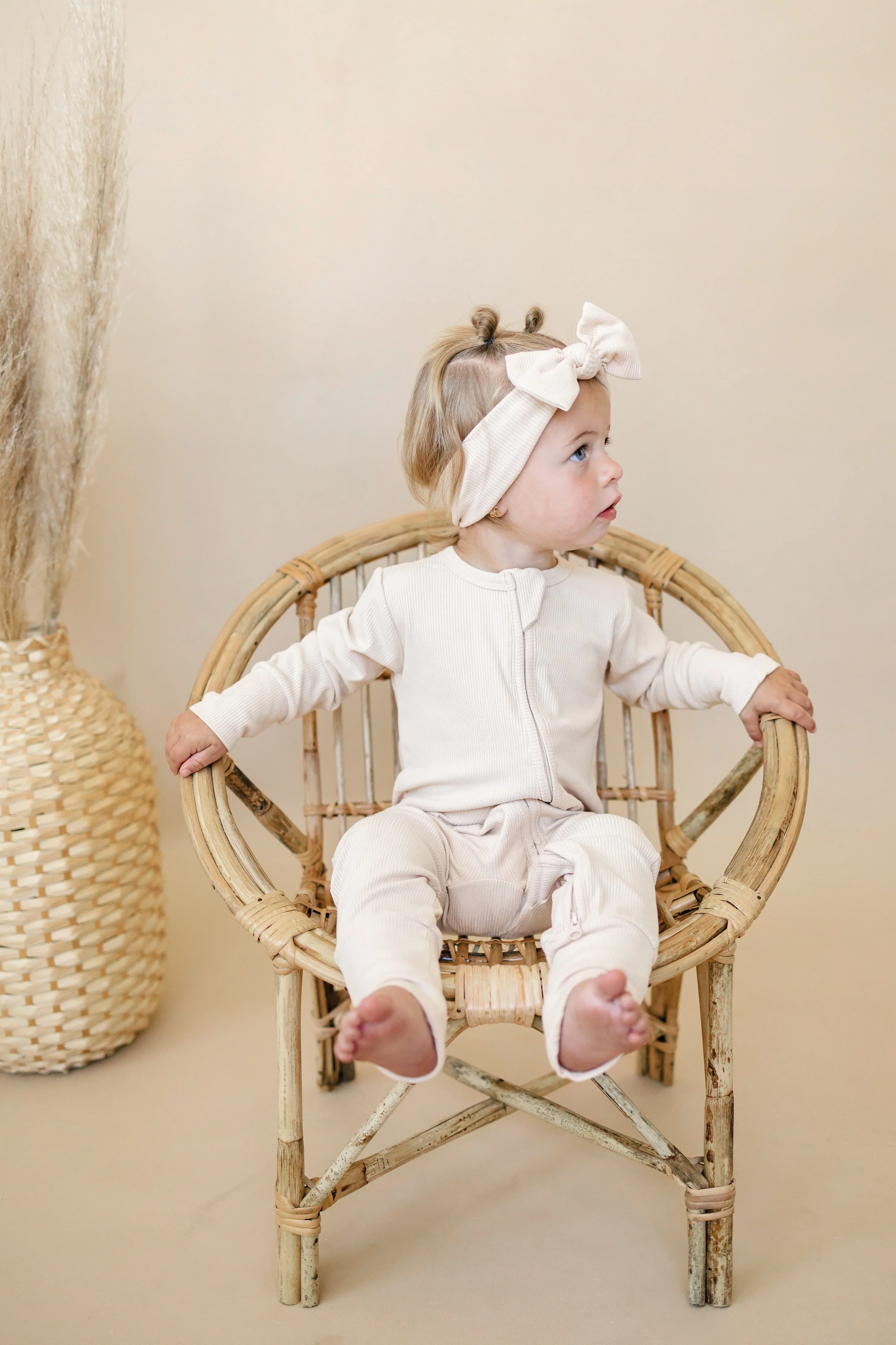 Solid Ribbed Bamboo Zippy Romper - more colors - Image 9