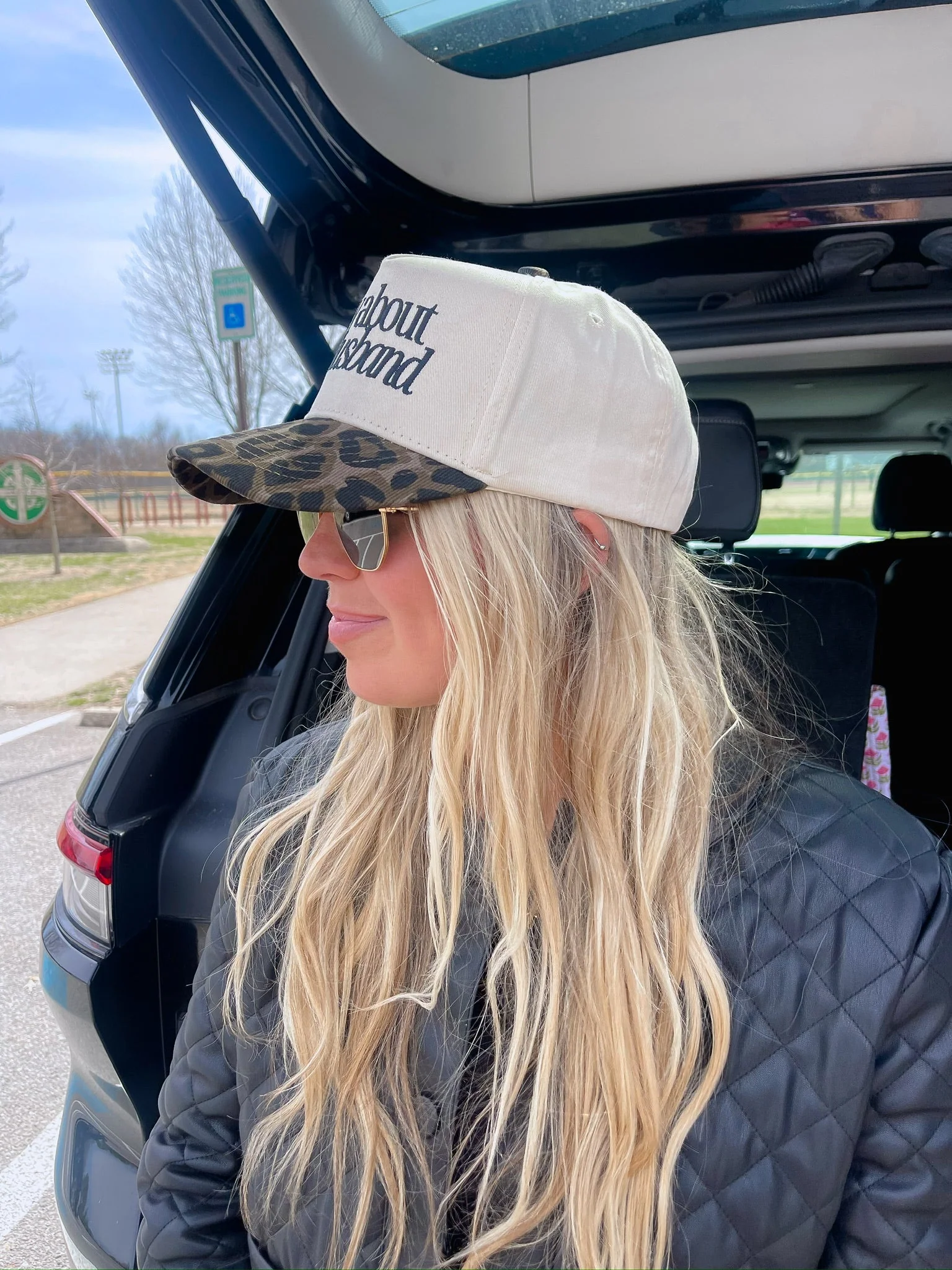Sorry about my Husband / Wife Vintage Trucker Hat - Image 12