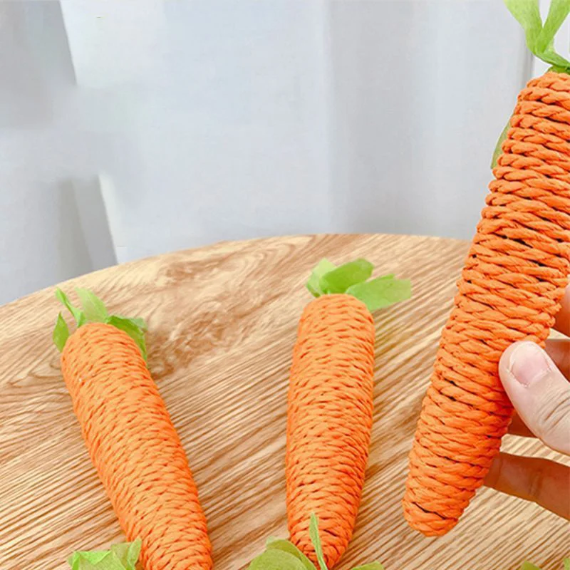 Sound Carrot Cat Toy | Teething & Anti-Bite Cuddle Stick for Cats - Image 2