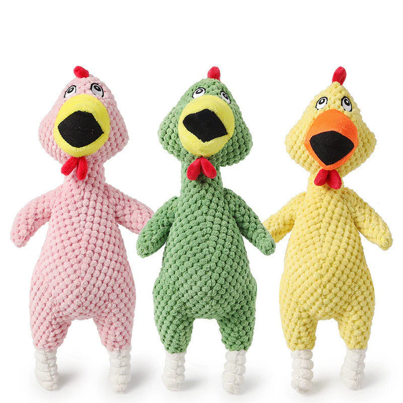 Sounding Screaming Chicken Dog Toy - Image 2