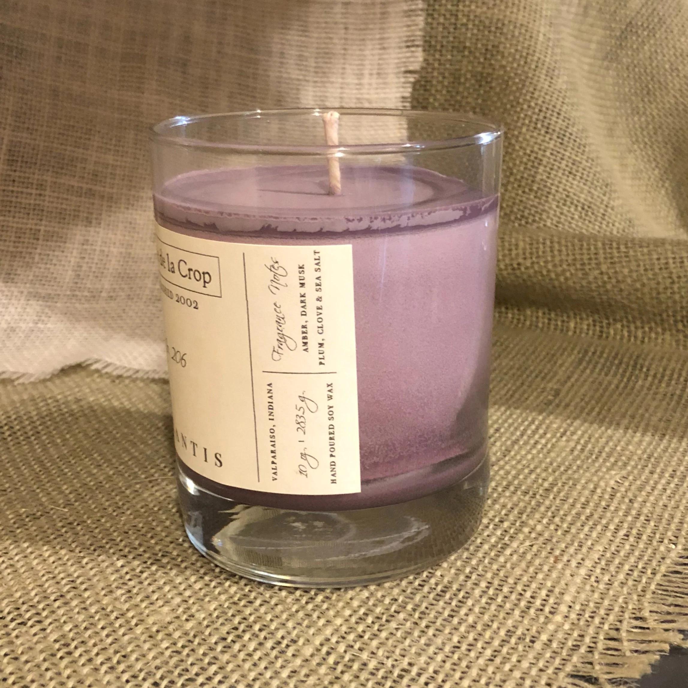 Soy Candle - Atlantis (Sea Salt & Dark Musk) - Image 2