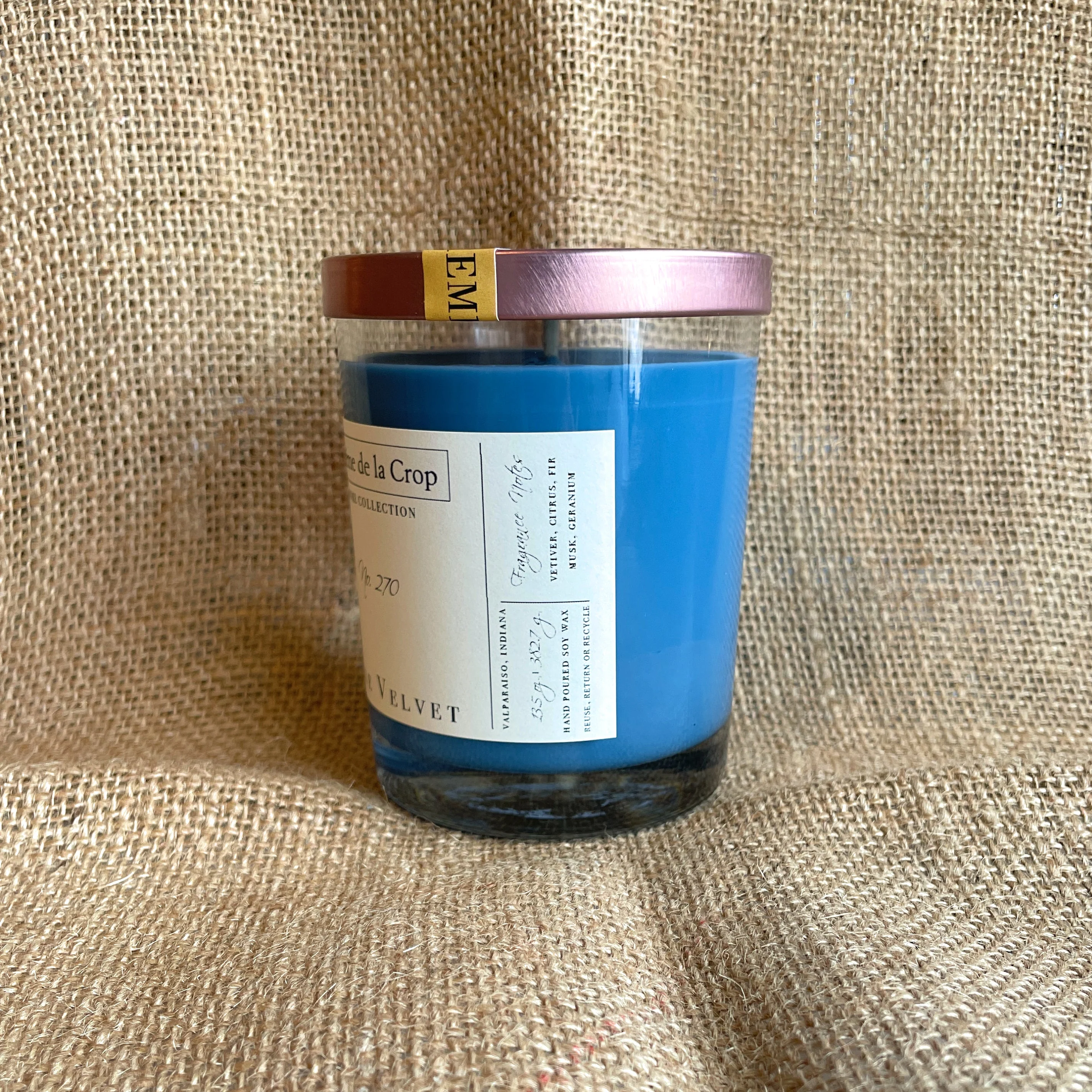 Soy Candle - Blue Velvet - Image 3