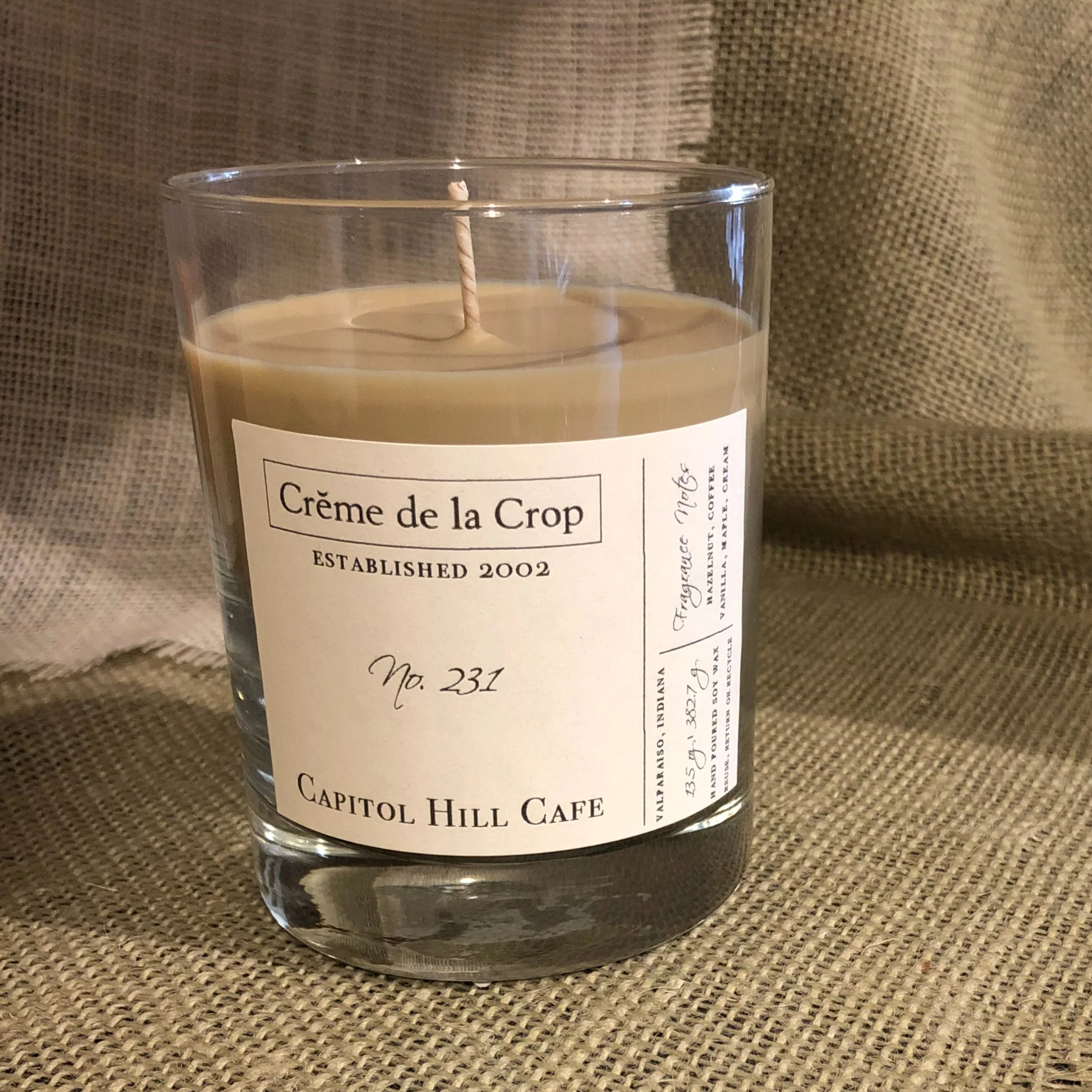 Soy Candle - Capitol Hill Cafe