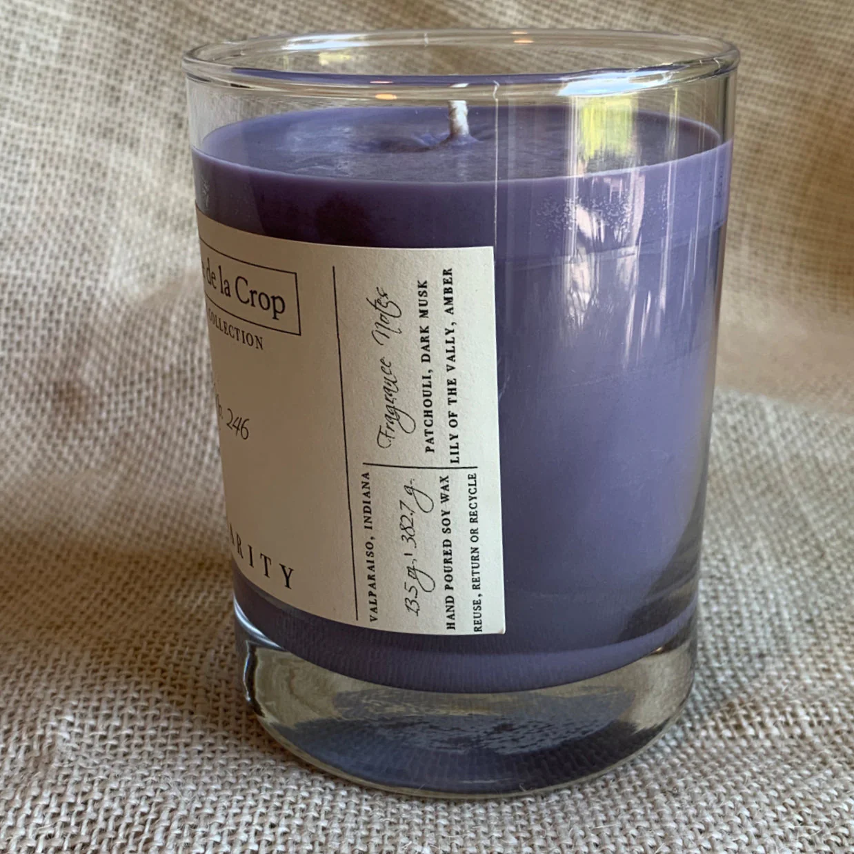 Soy Candle - Charity (Nag Champa) - Image 2