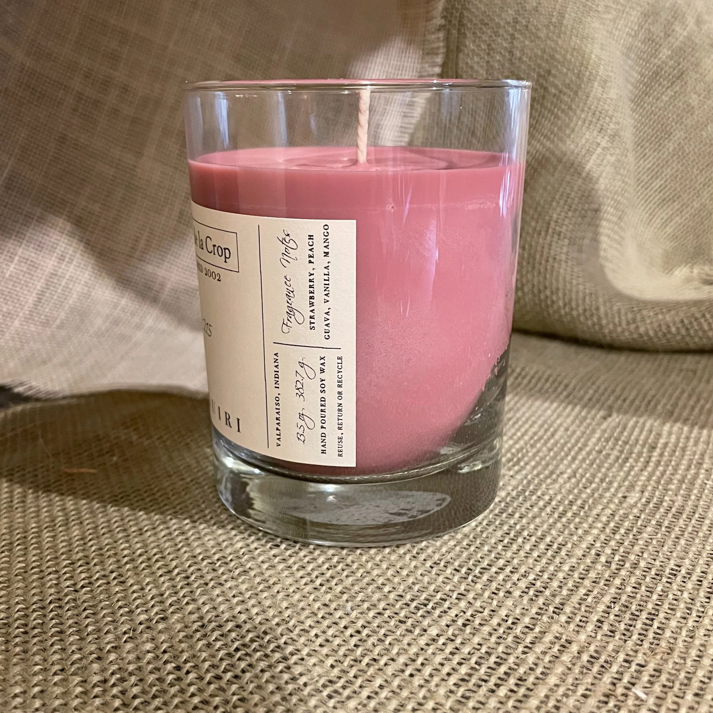 Soy Candle - Daiquiri (Strawberry) - Image 2