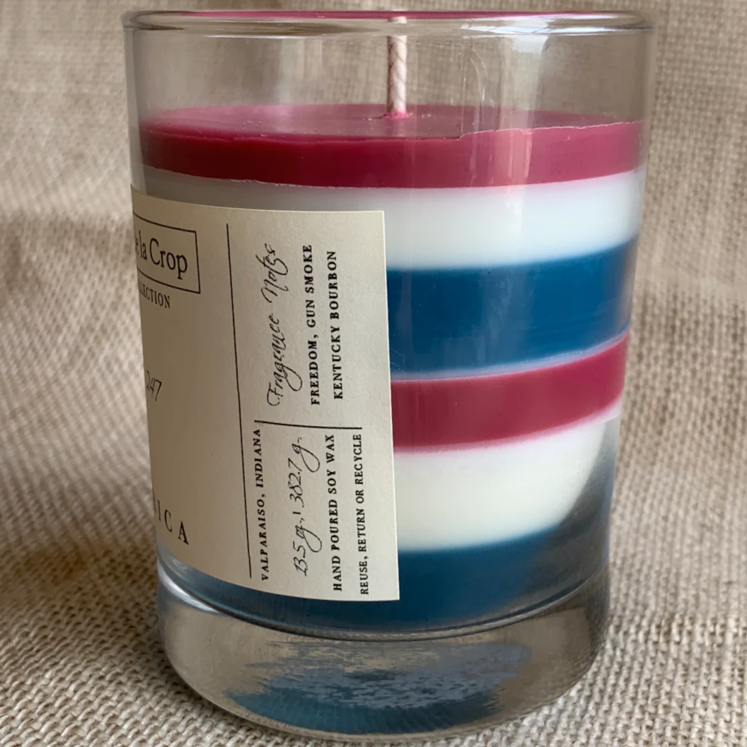 Soy Candle - Merica (Gun Smoke, Freedom & Bourbon) - Image 2