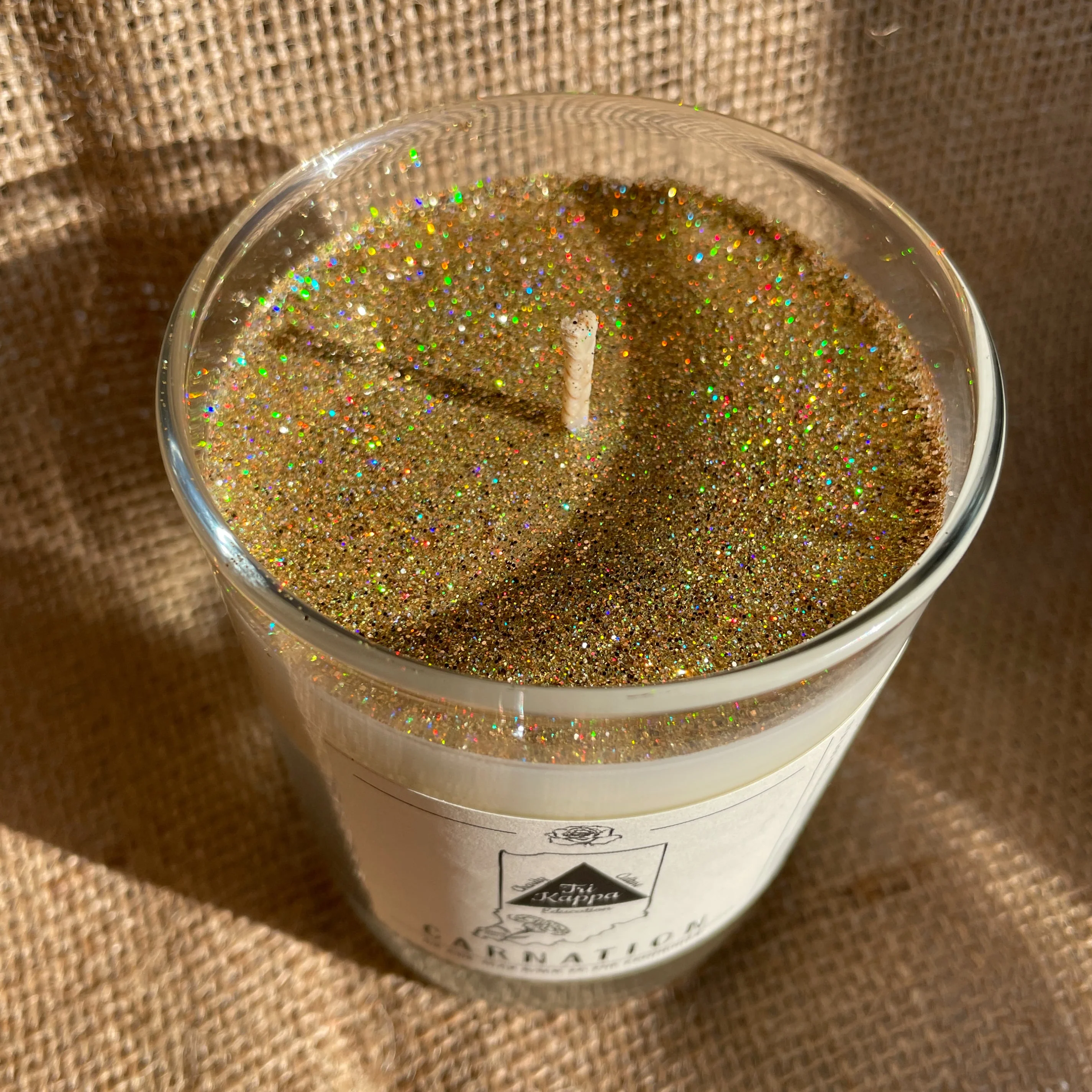 Soy Candle - Tri Kappa (Carnation) - Image 3