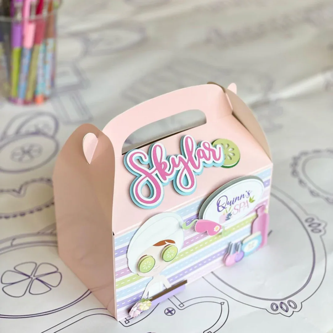 Spa Party Coloring Tablecloth - Image 3