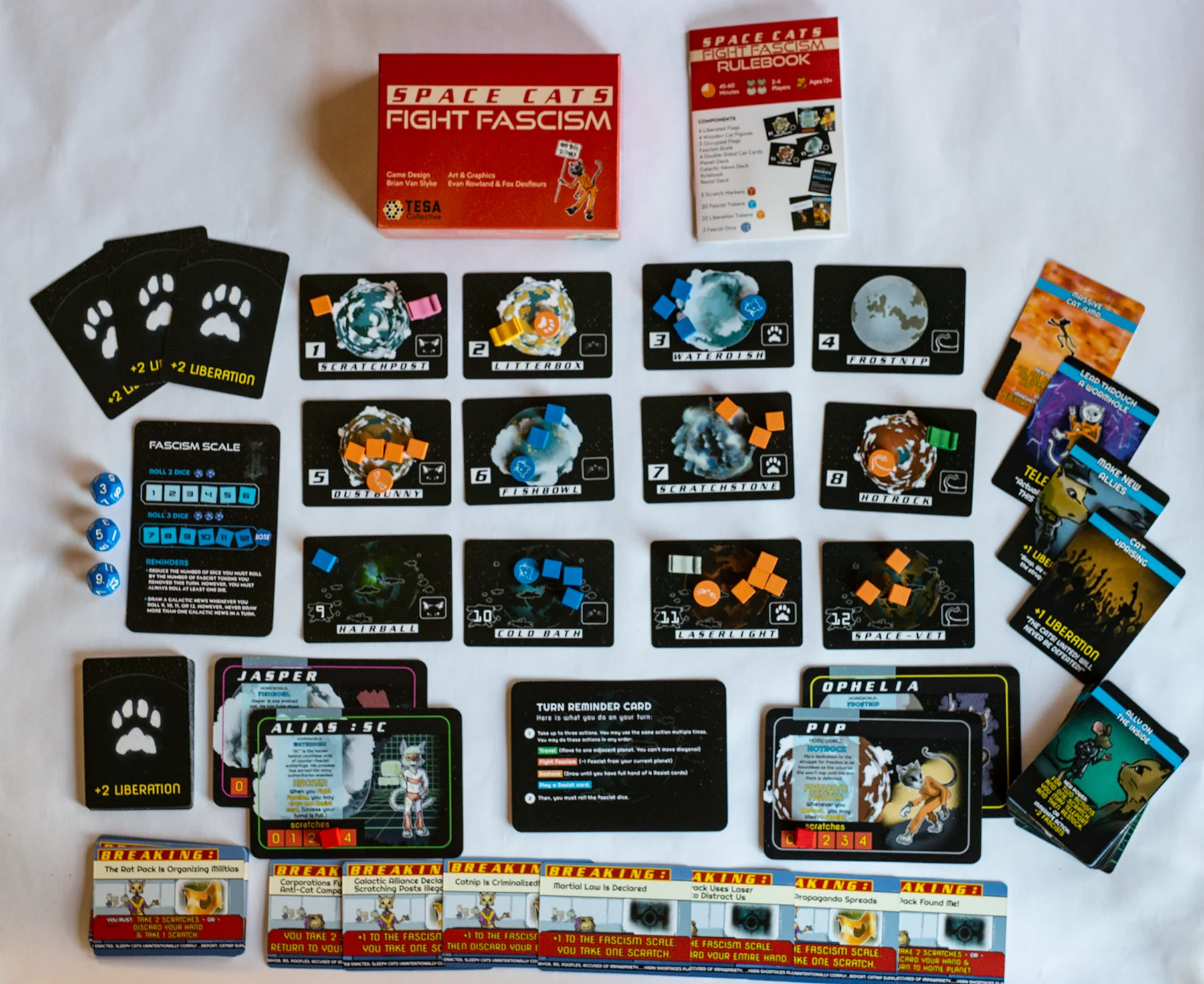 Space Cats Fight Fascism: The Board Game - Image 2