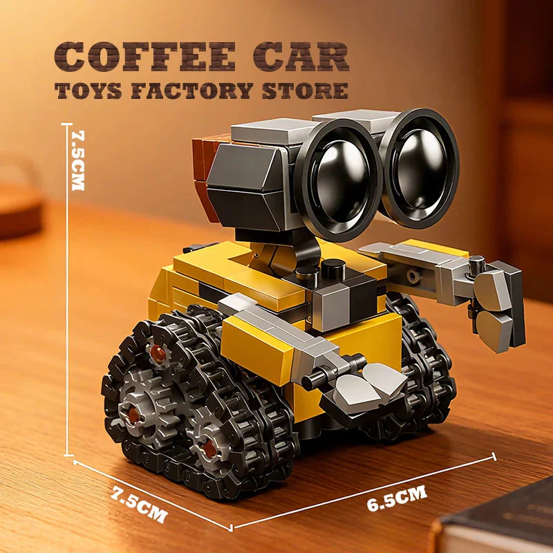 Space Mini Robot MOC Building Bricks Toys 217Pcs Tracked Bot Model Classic Movie Sci-Fi Blocks Dolls Kids Adult Christmas Gifts - Image 2