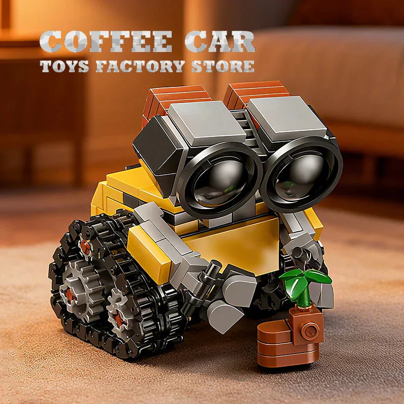Space Mini Robot MOC Building Bricks Toys 217Pcs Tracked Bot Model Classic Movie Sci-Fi Blocks Dolls Kids Adult Christmas Gifts - Image 4