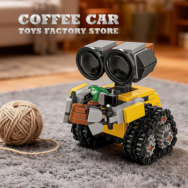 Space Mini Robot MOC Building Bricks Toys 217Pcs Tracked Bot Model Classic Movie Sci-Fi Blocks Dolls Kids Adult Christmas Gifts - Image 6