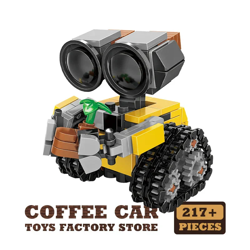 Space Mini Robot MOC Building Bricks Toys 217Pcs Tracked Bot Model Classic Movie Sci-Fi Blocks Dolls Kids Adult Christmas Gifts - Image 7