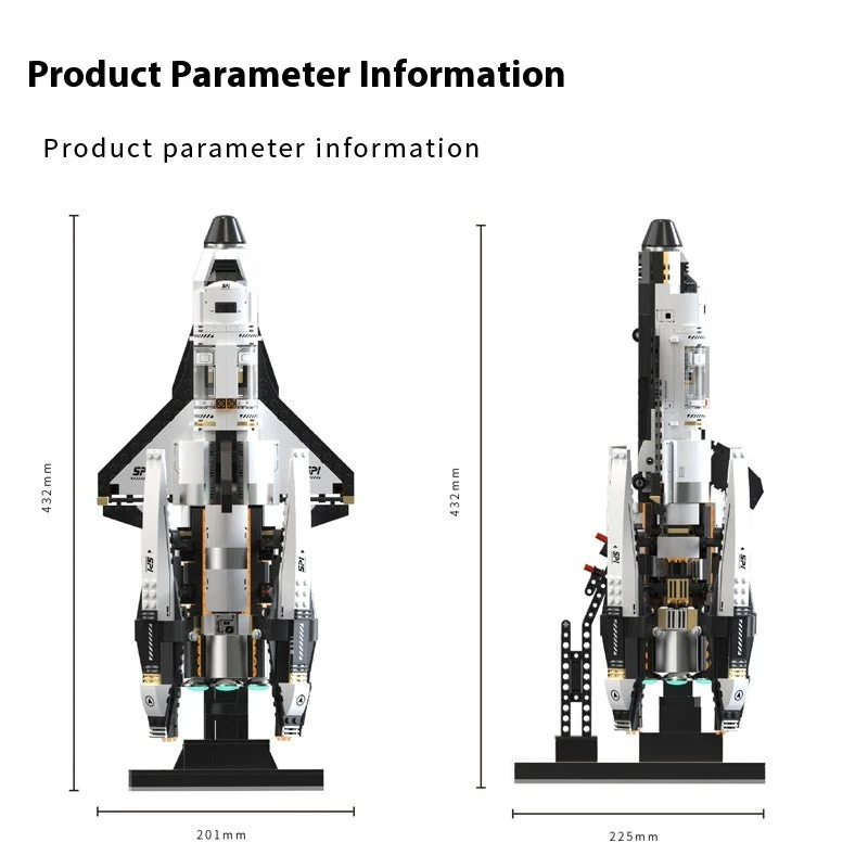 Space Shuttle Assembled Building Block Toys - Image 5