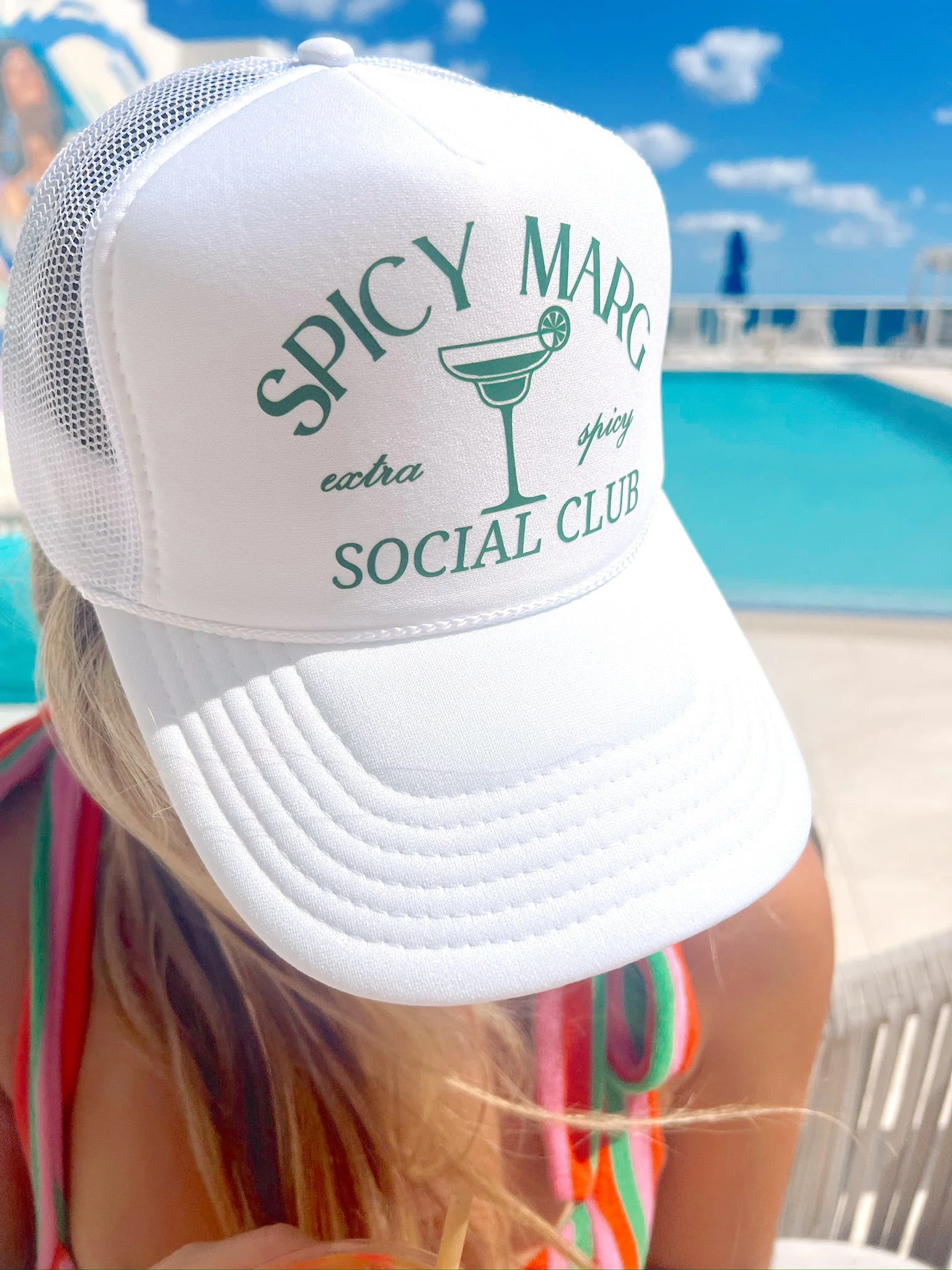 Spicy Marg Social Club Trucker Hat - Image 4