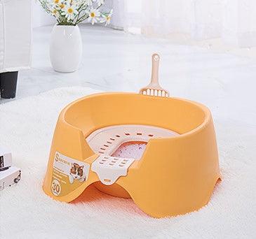 Spillproof Semi-enclosed Cat Litter Tray - Image 4